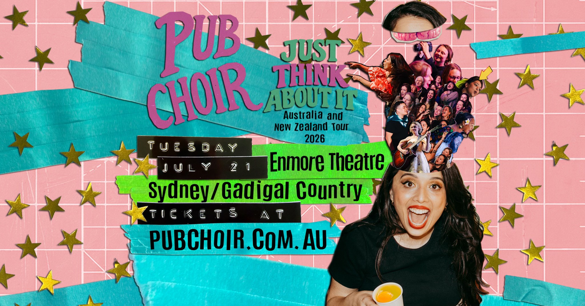 Pub Choir Facebook ad: 3rd and final show! Pub Choir - Sydney/Gadigal Country…