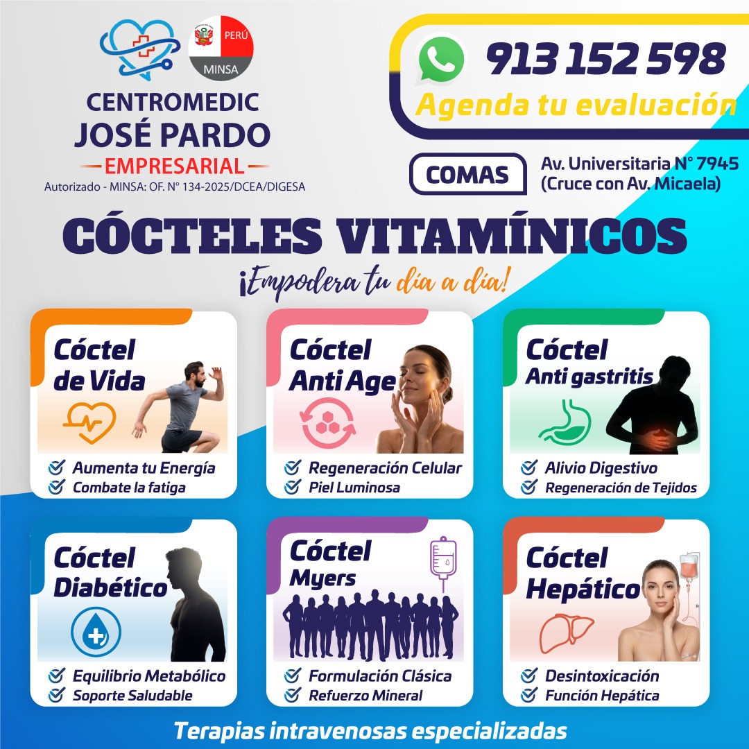 Centromedic José Pardo Facebook ad: ¡Tu salud es importante!