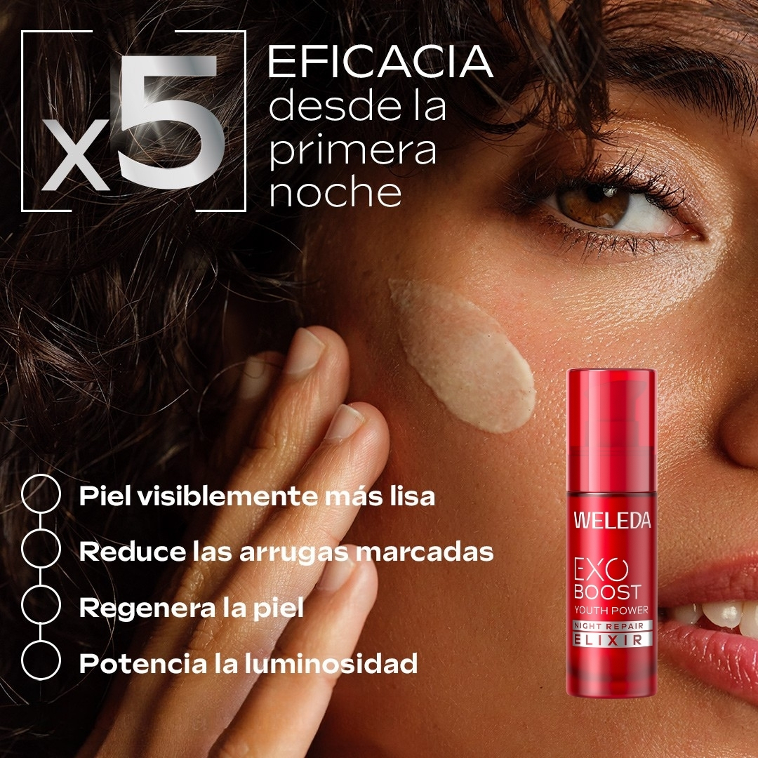 Weleda Facebook ad: La reparación empieza de noche