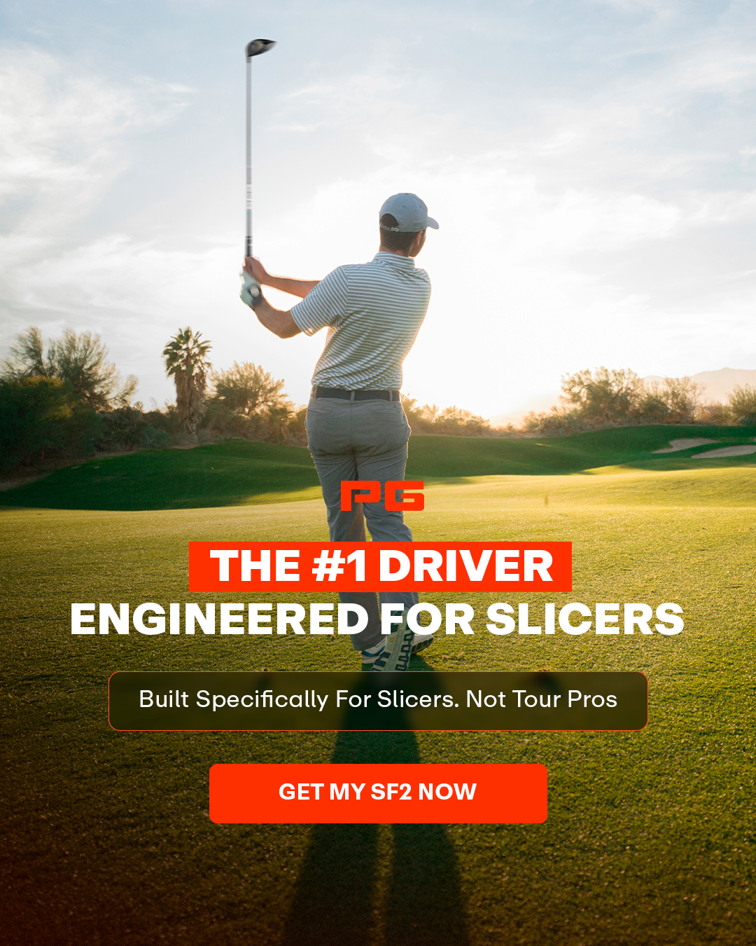 Performance Golf Facebook ad