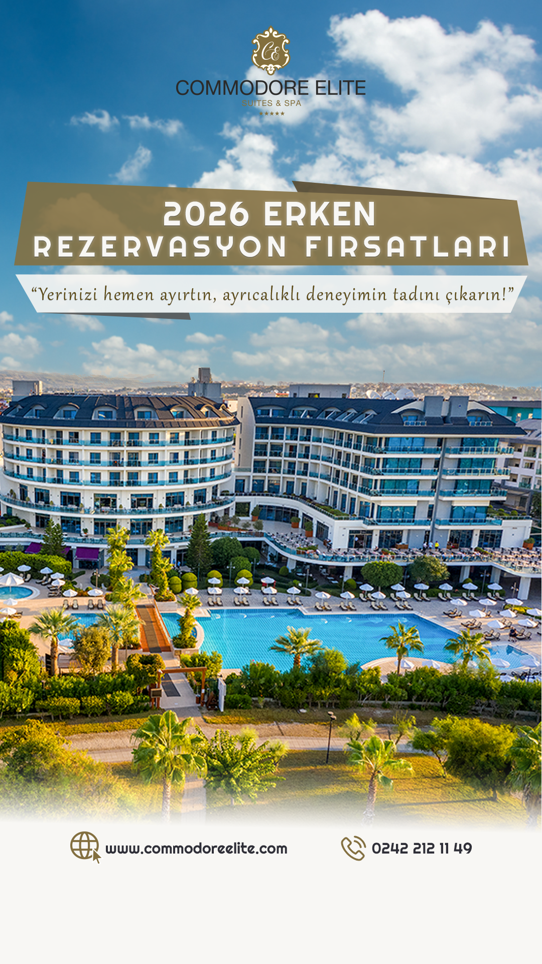 COMMODORE ELITE Suites & Spa Facebook ad