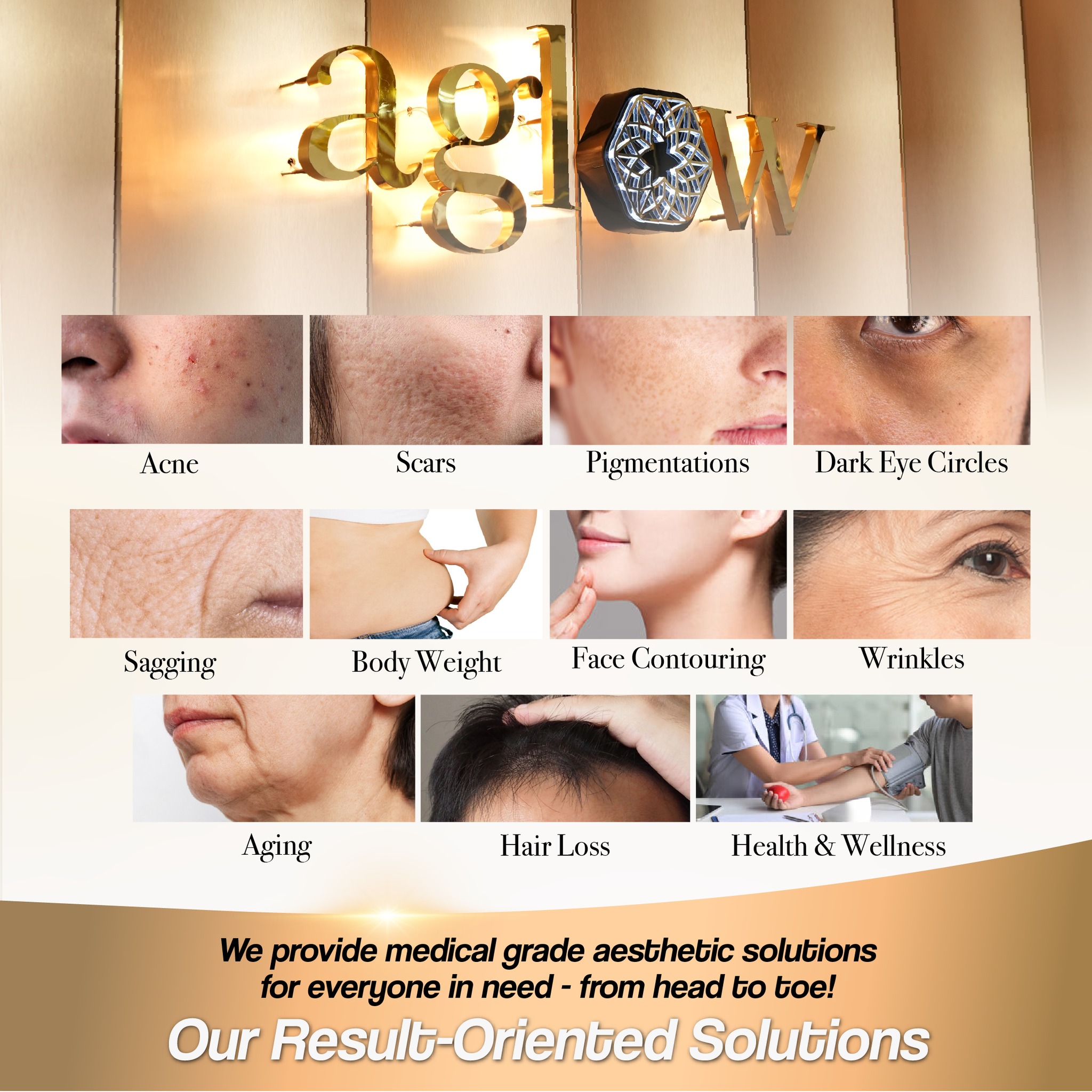 Aglow Clinic Facebook ad