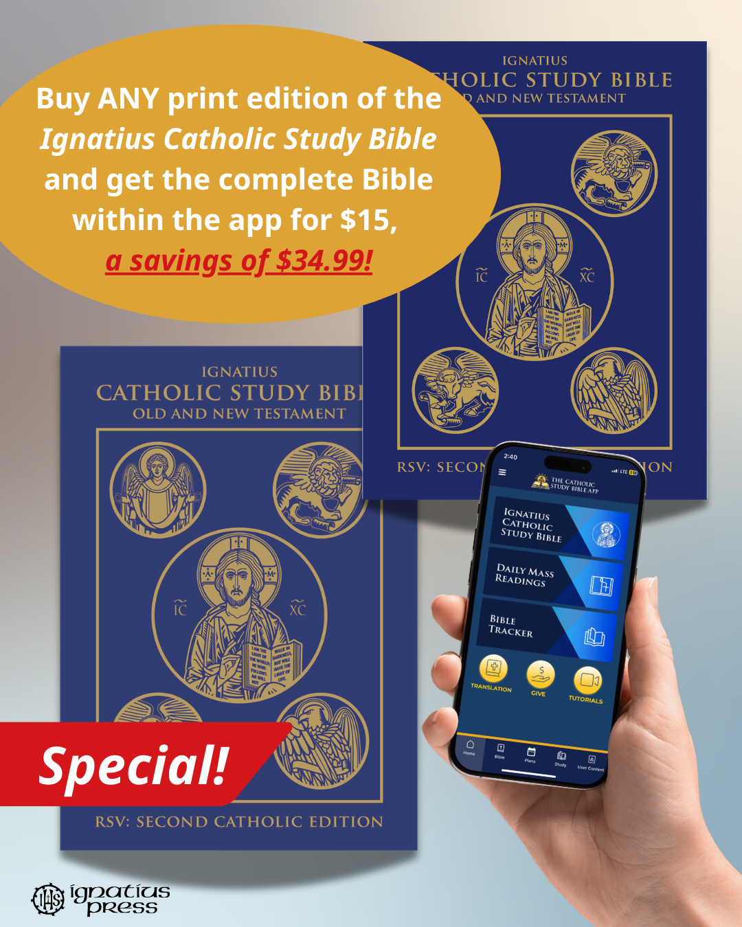 Ignatius Press Facebook ad