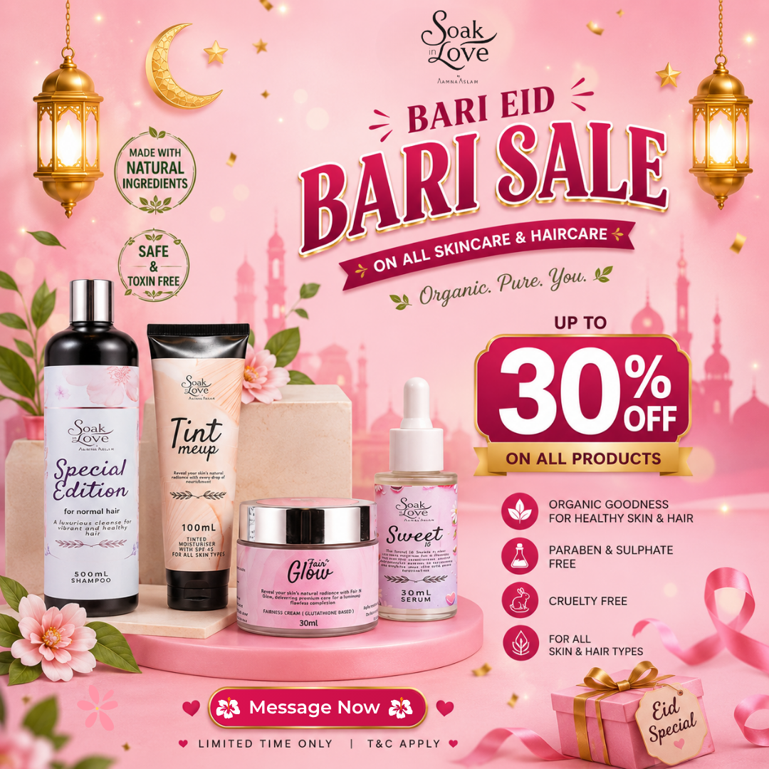 Soak In Love Facebook ad: This Eid Up to 30% OFF