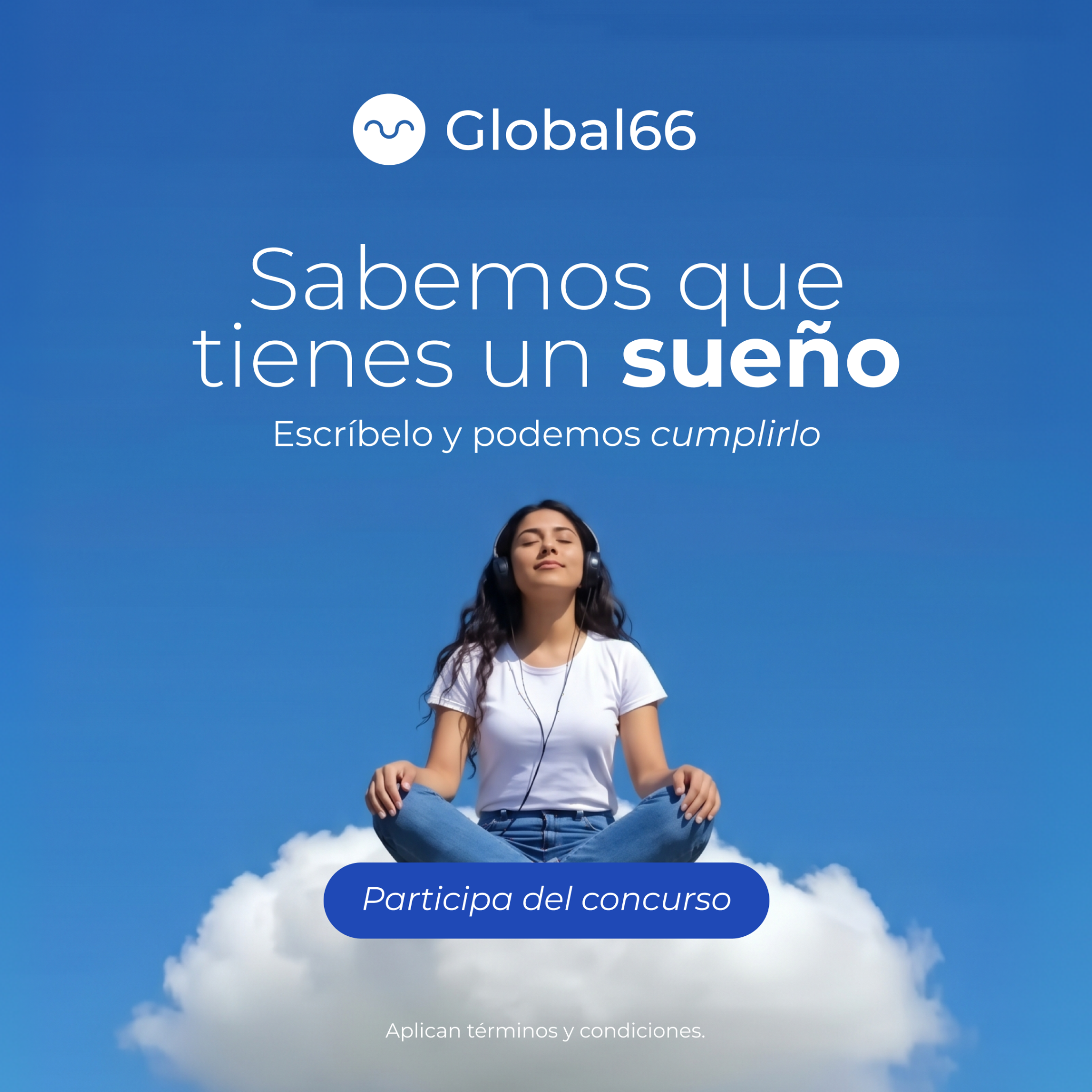 Global66 Facebook ad: Escribe tu sueño