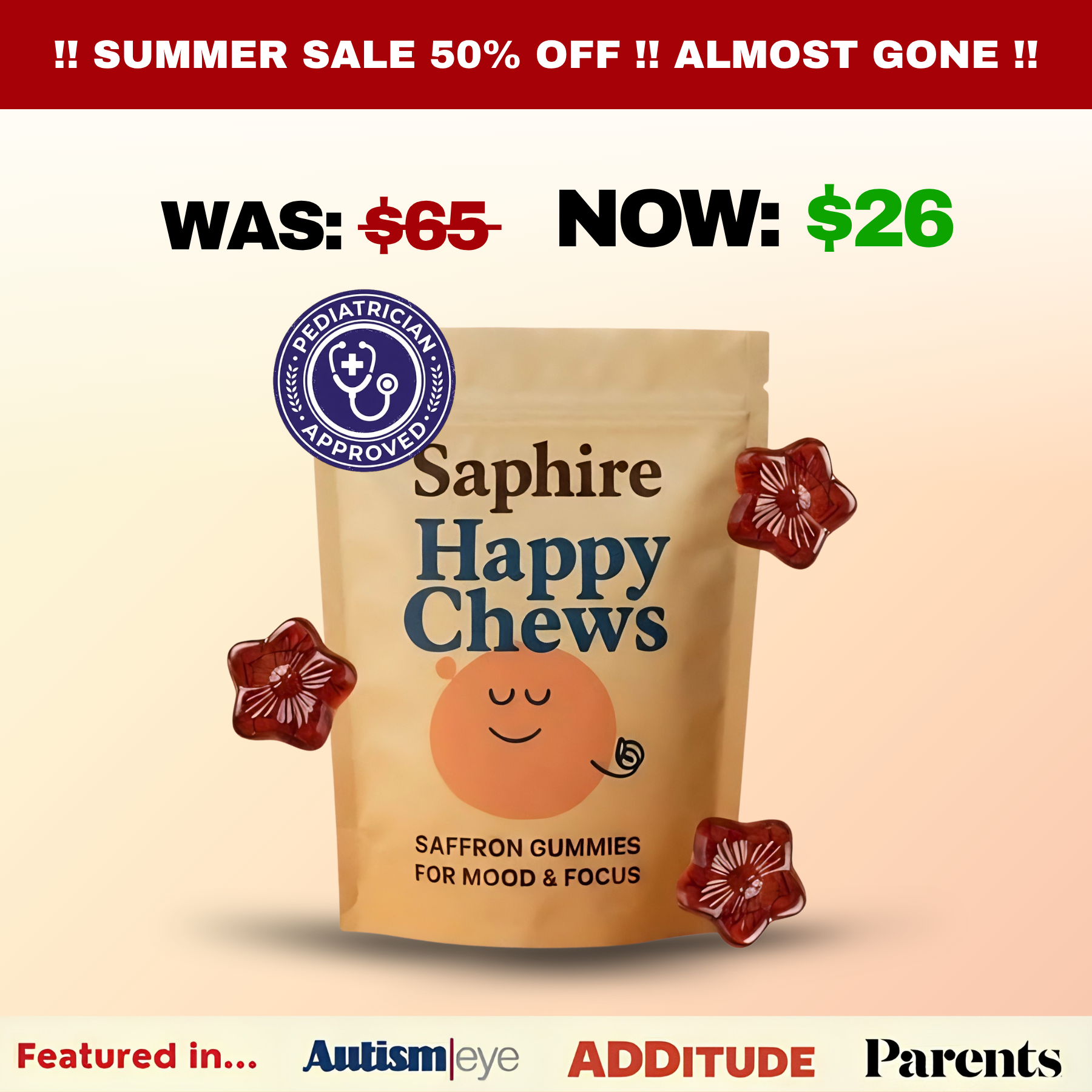 Try Saphire Facebook ad