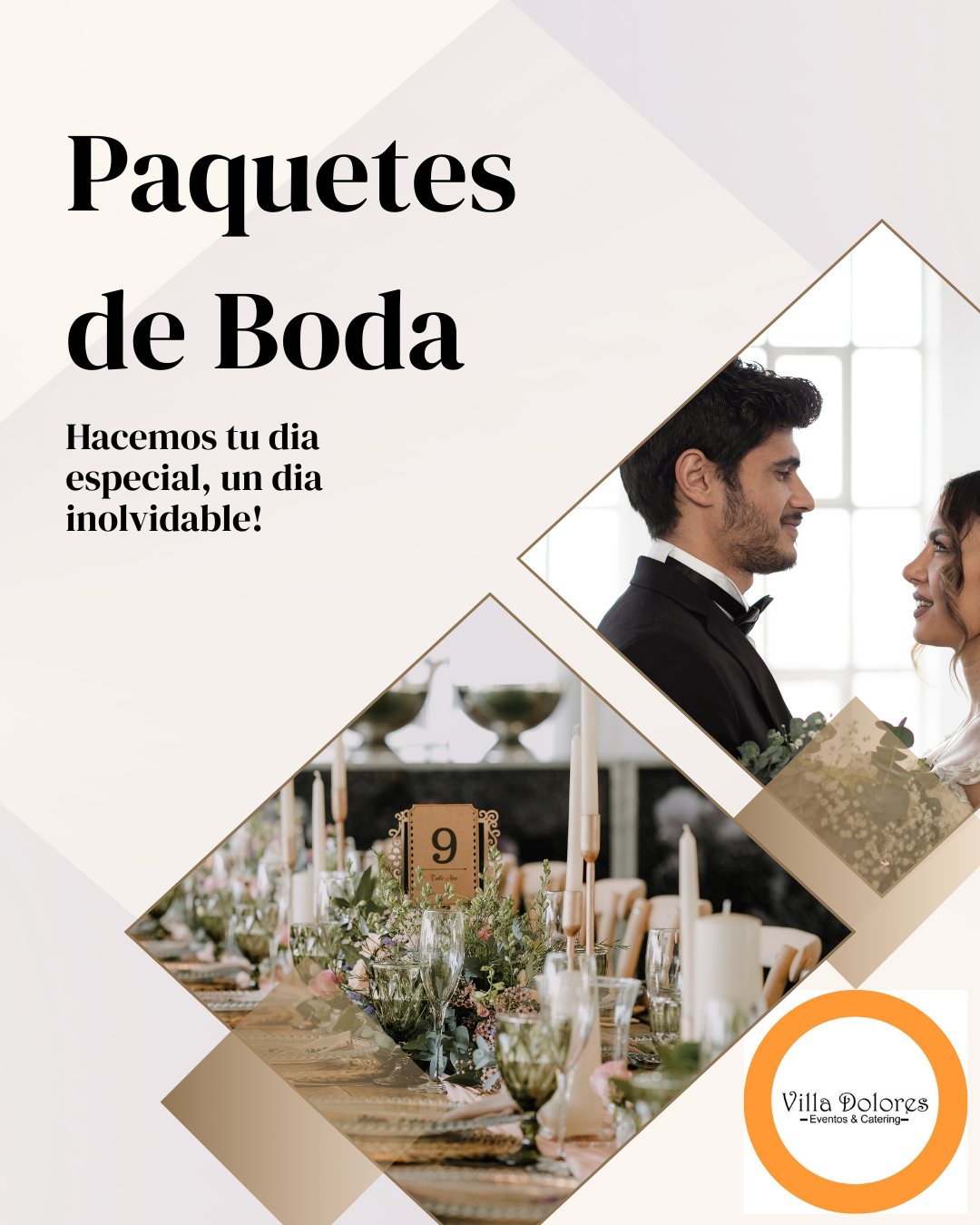 Villa Dolores Catering Service Facebook ad