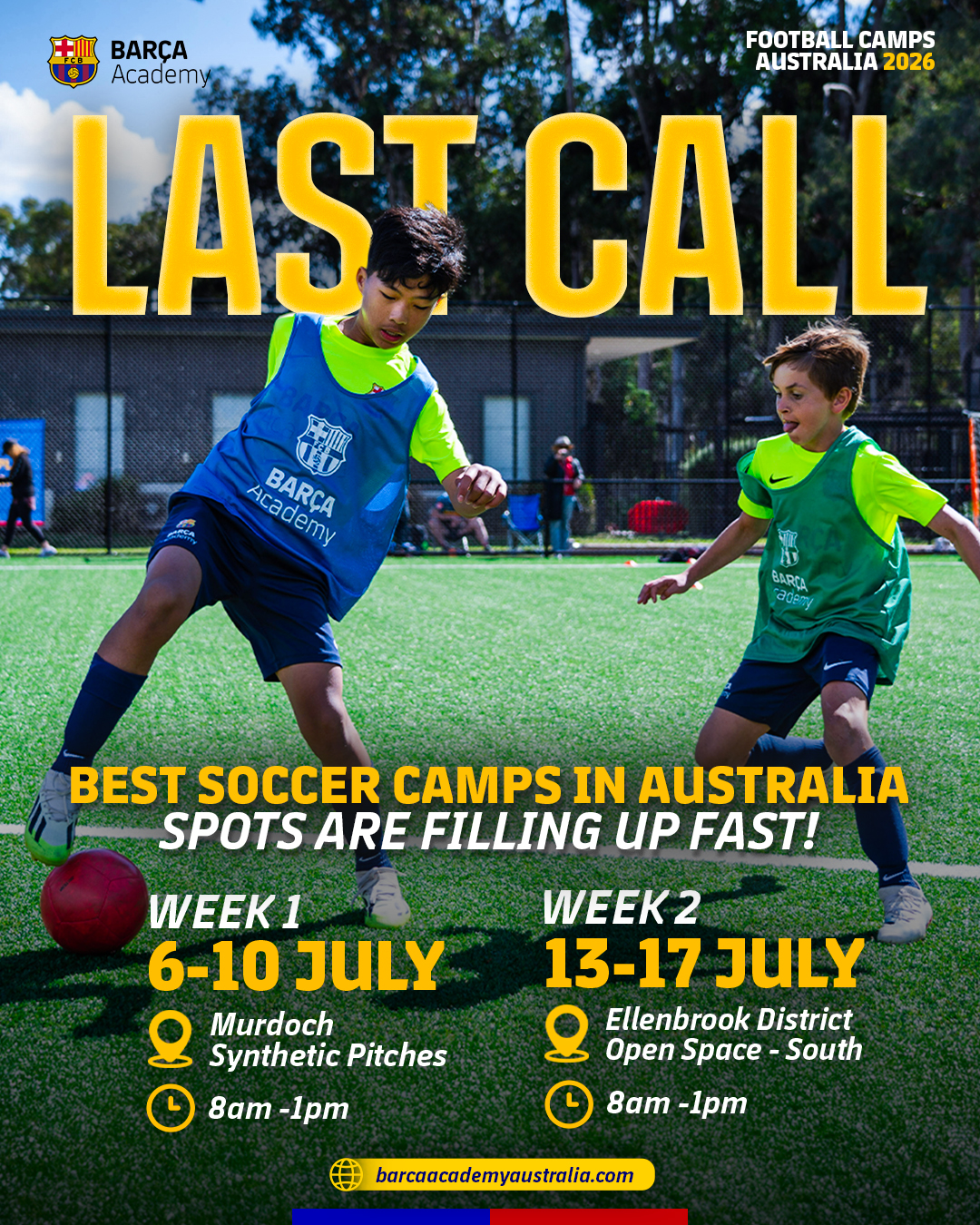 Barça Academy Australia & New Zealand Facebook ad