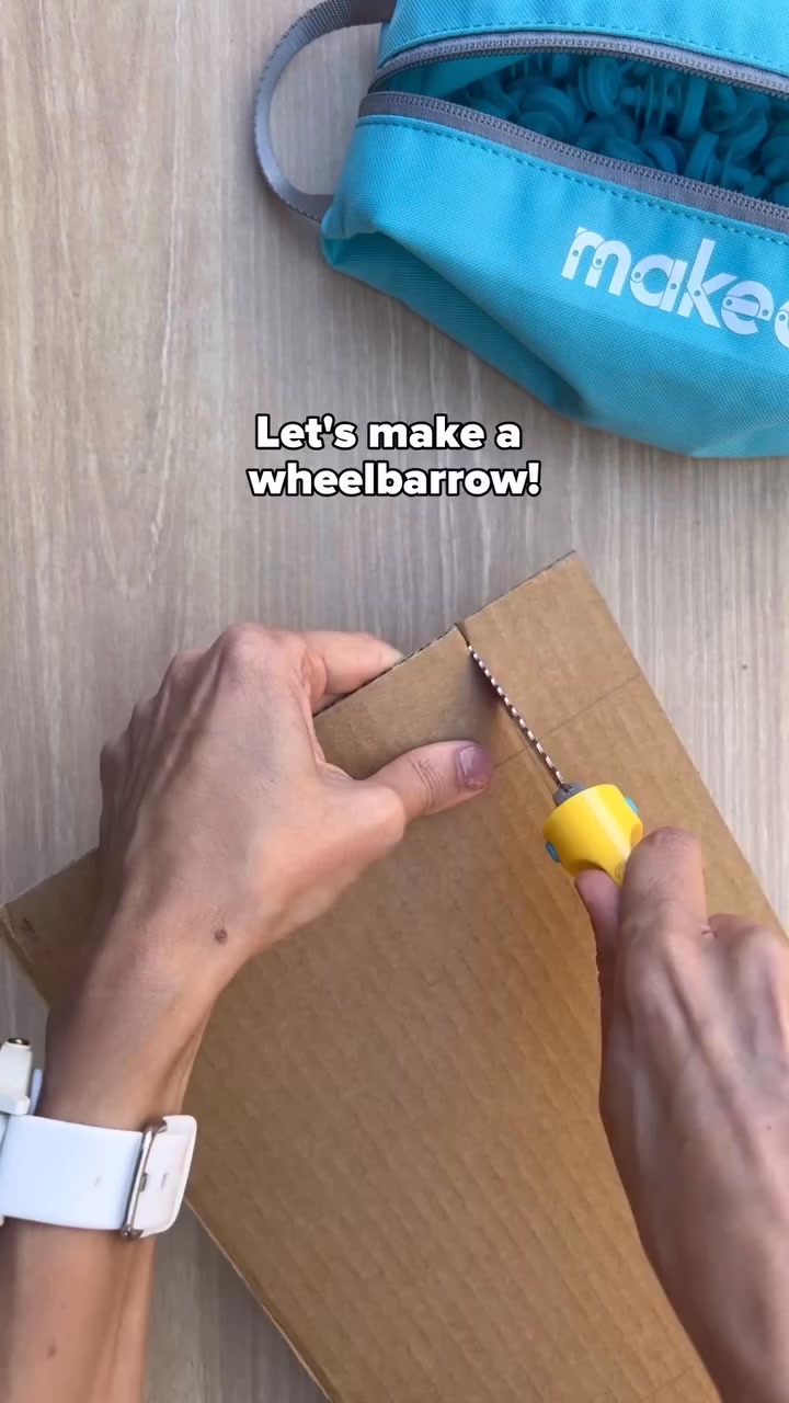 Makedo Facebook ad: Tools. For Kids. For Cardboard