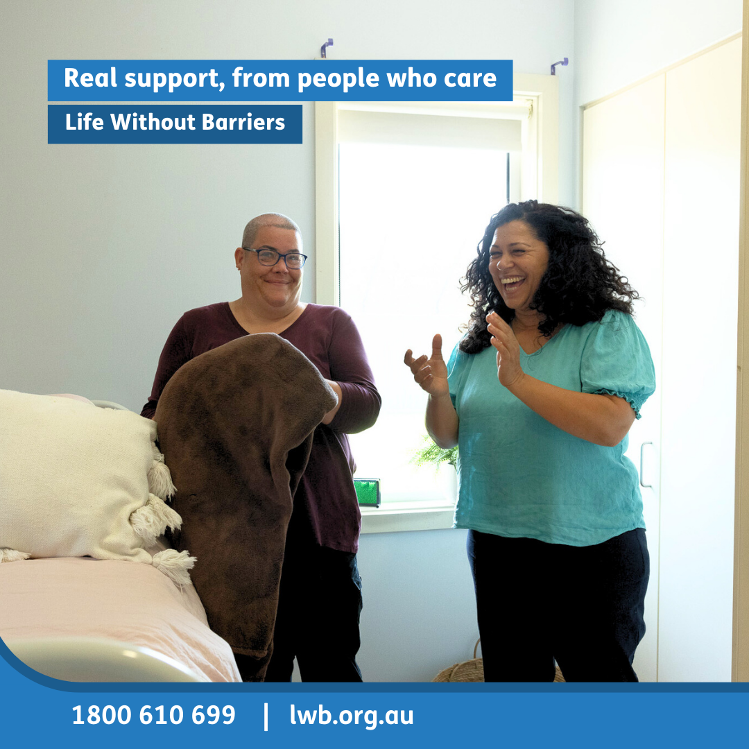Life Without Barriers Facebook ad