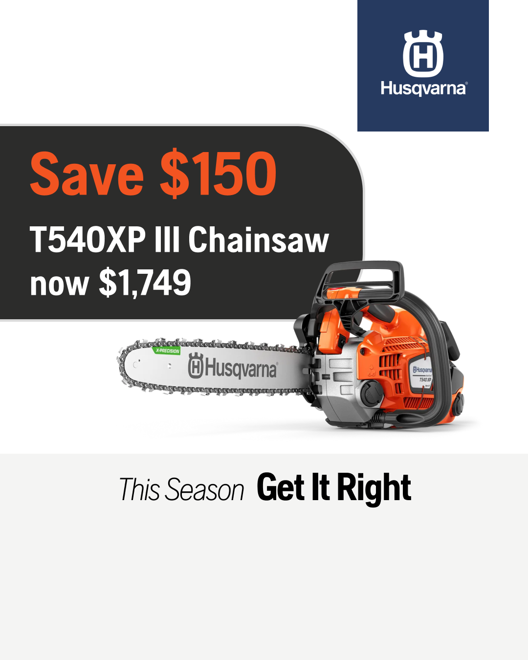 Husqvarna Facebook ad