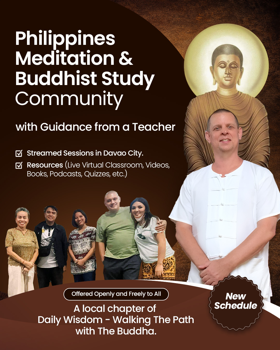 Early Buddhism Davao City Facebook ad: Philippines Meditation & Buddhist Study Community
