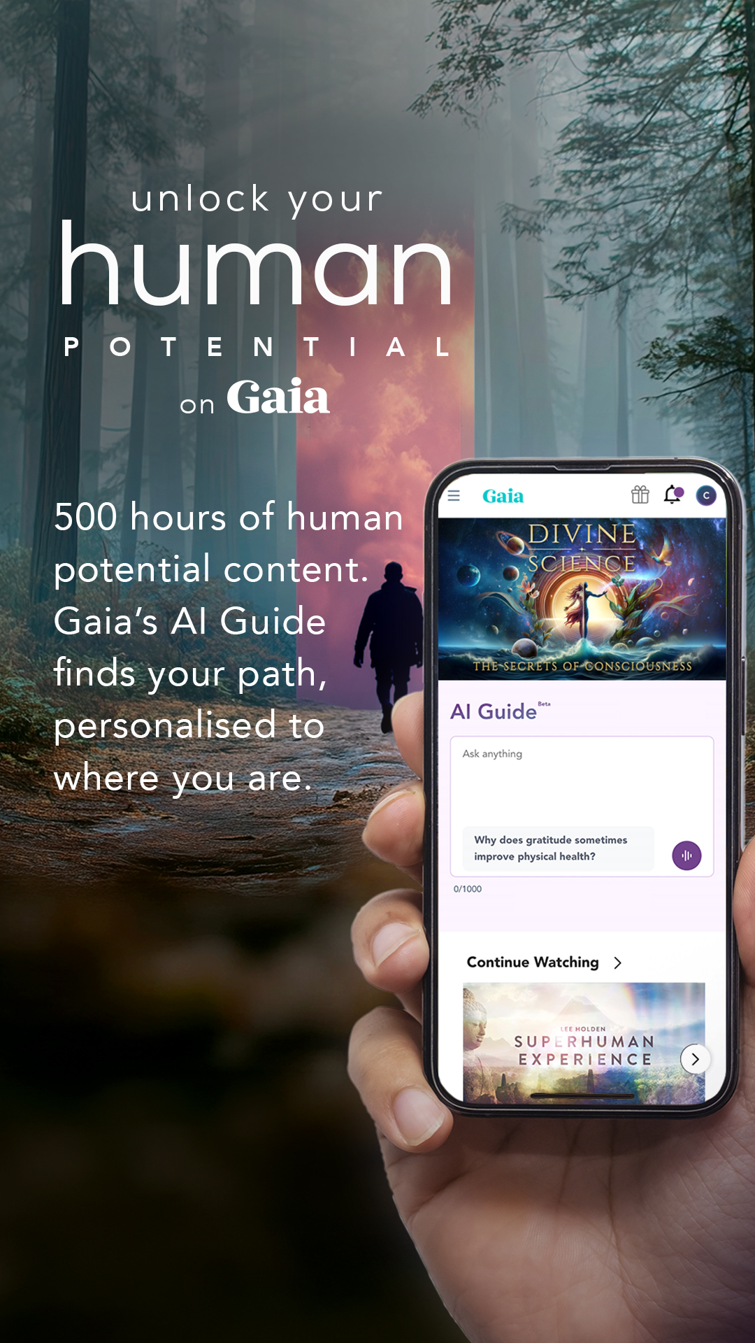 Gaia Facebook ad