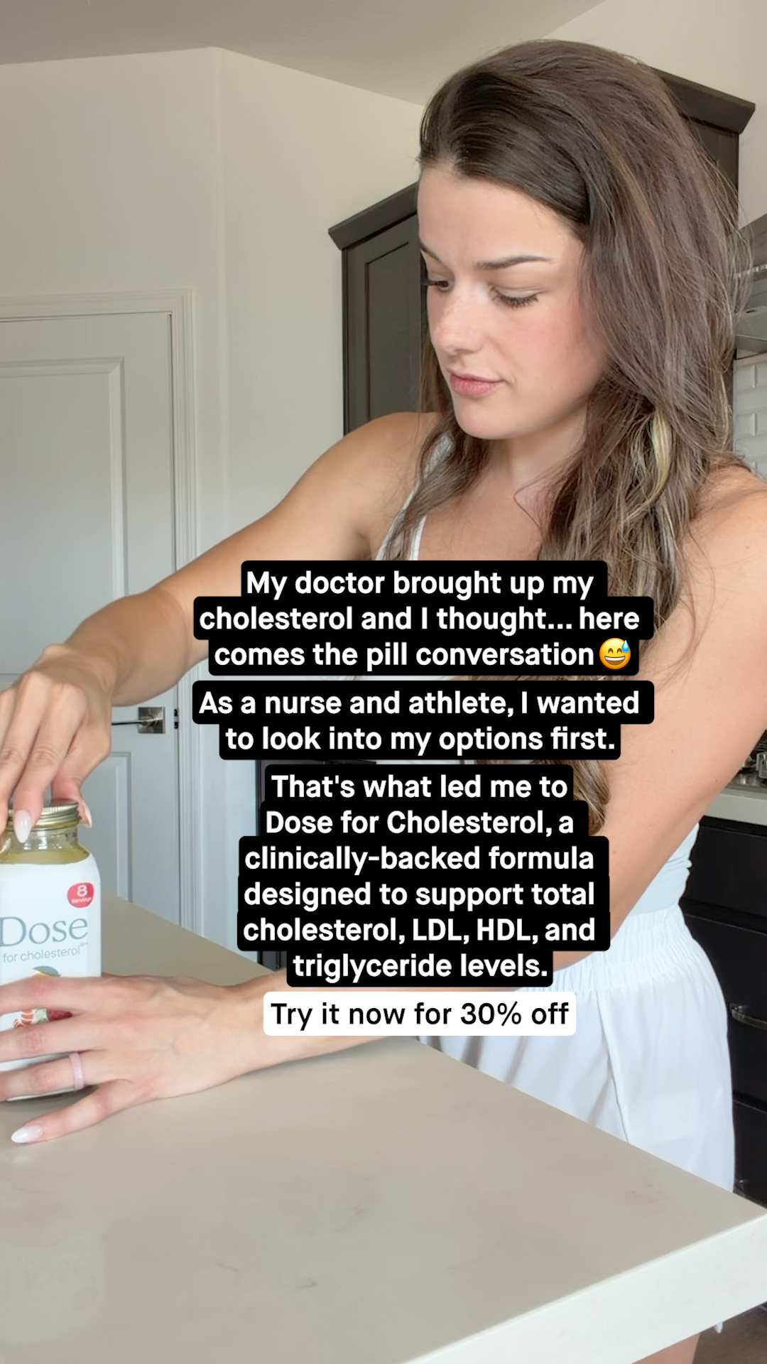 Courtney Keeping Balance Facebook ad