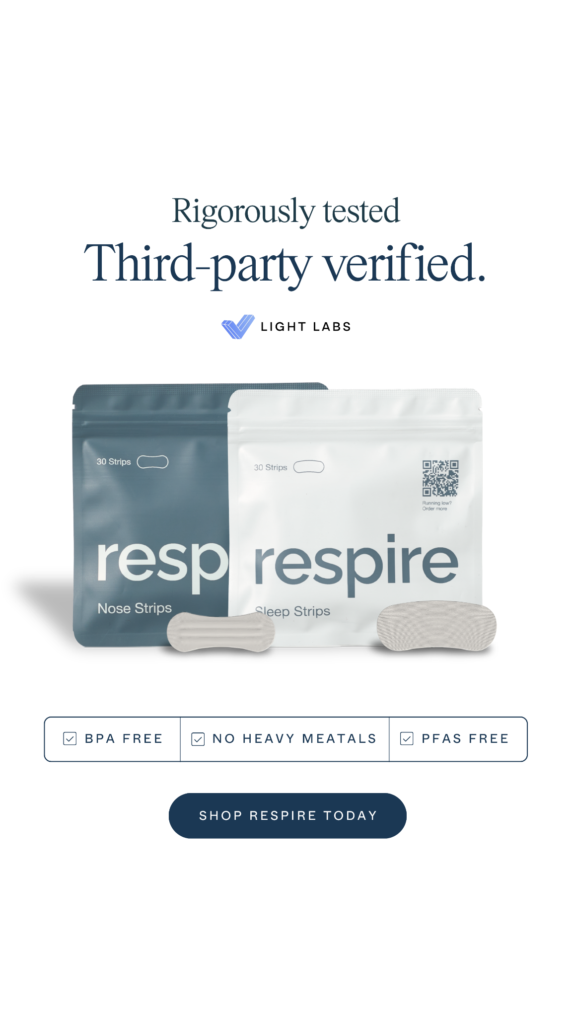 Try Respire Facebook ad