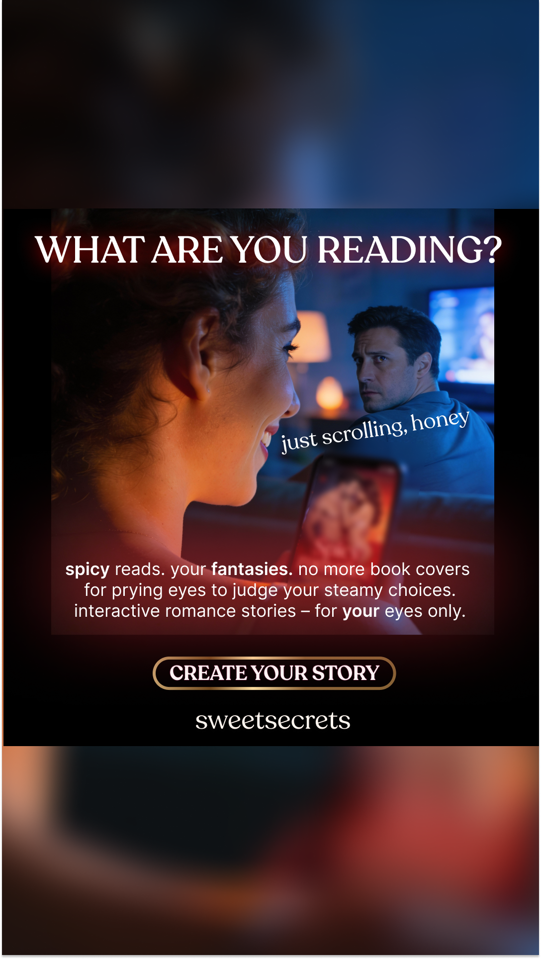 Sweetsecrets Facebook ad