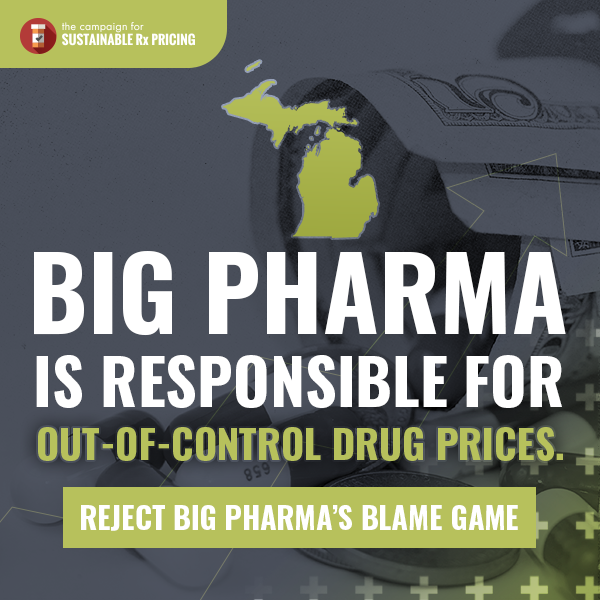 Campaign for Sustainable Rx Pricing Facebook ad