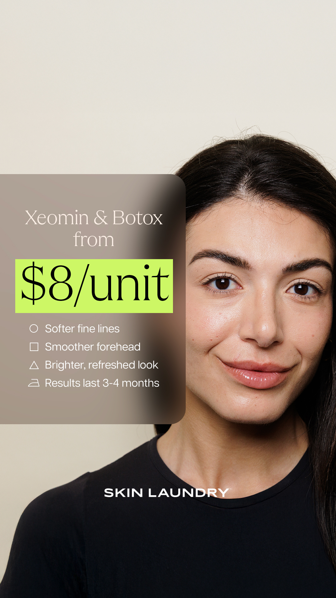 Skin Laundry Facebook ad