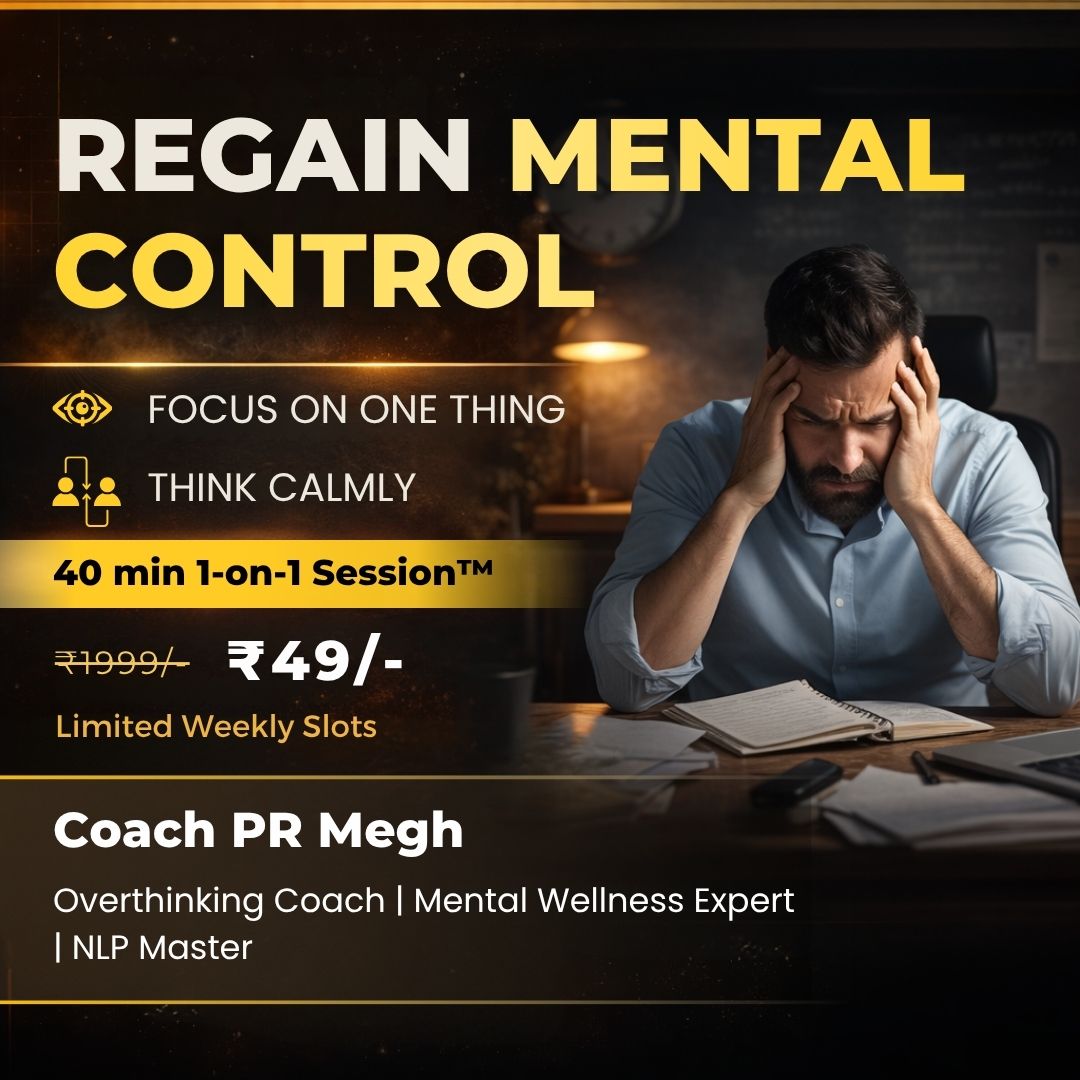 Coach P R Megh Facebook ad: Train Your Mind for Clarity