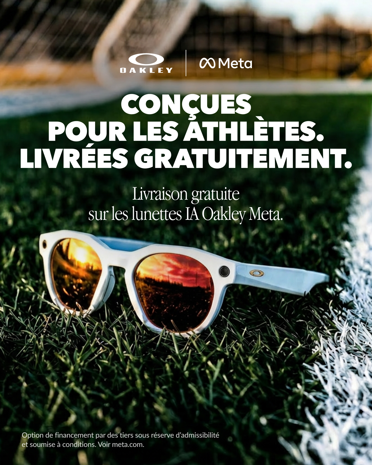 Oakley Meta Facebook ad