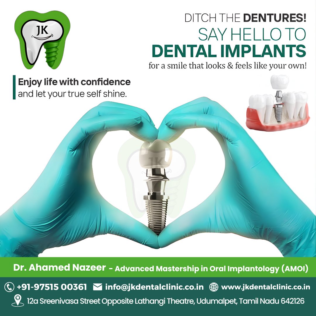 JK Dental Clinic Facebook ad: Best Dental Clinic in Udumalpet | Dental Clinic Udumalpet…