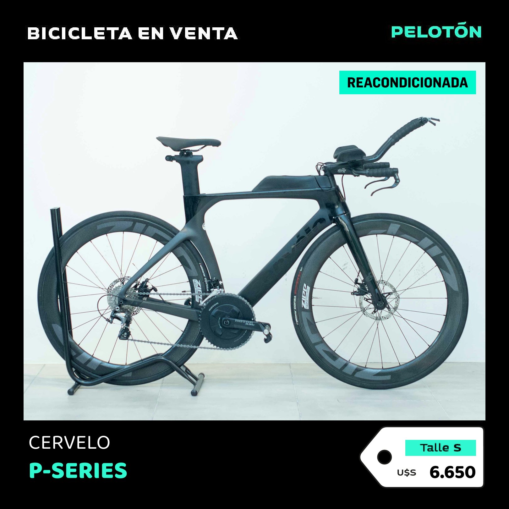 Pelotón Facebook ad: U$S 6.650