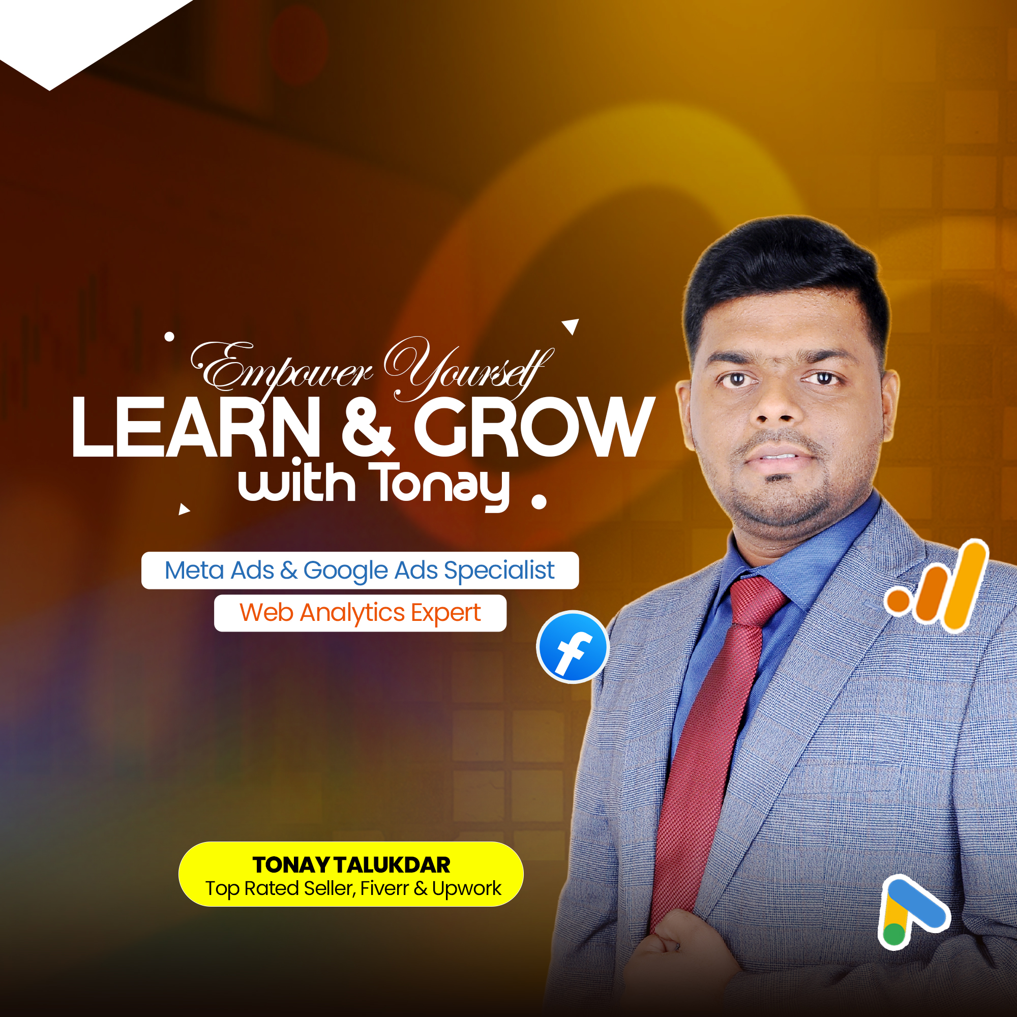 Learn & Grow With Tonay Facebook ad: আপনার ব্যবসার সঠিক গ্রোথ স্ট্র্যাটেজি শুরু হোক আজই।