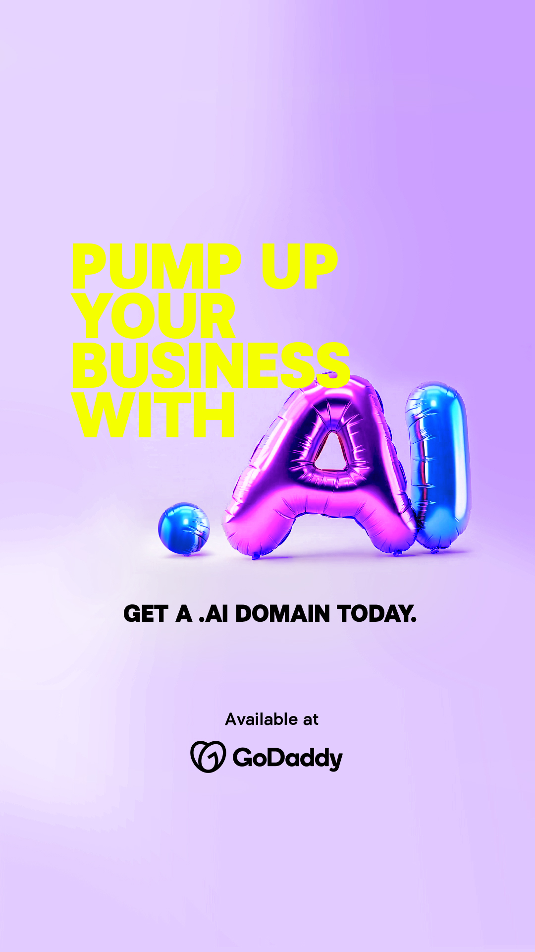 GoDaddy Facebook ad