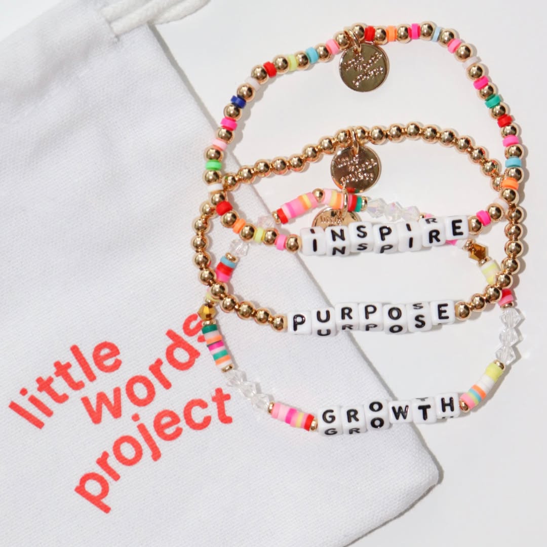 thebestofbeauty101 Facebook ad: Customize Your Own Word Bracelets!