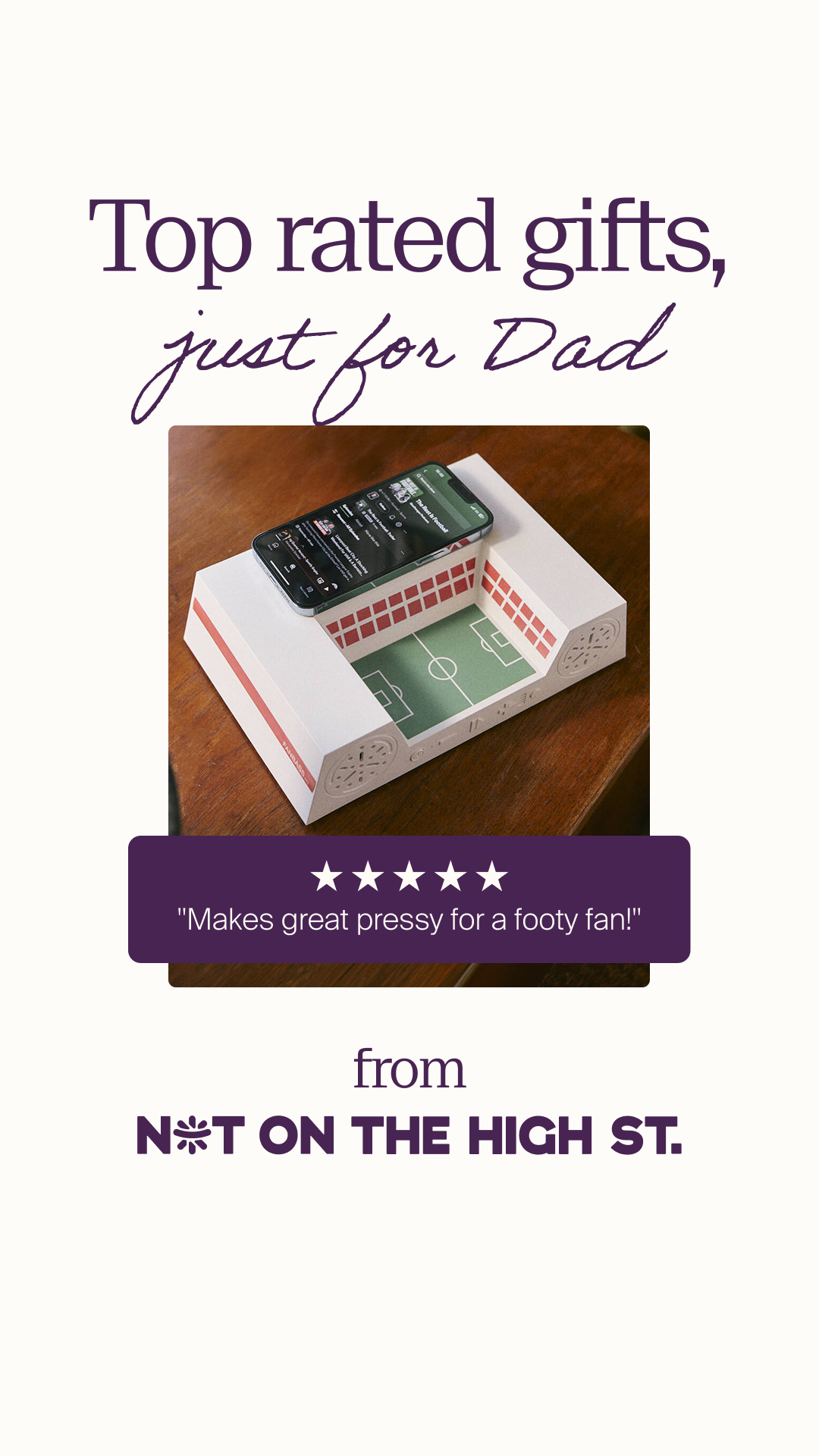 notonthehighstreet Facebook ad