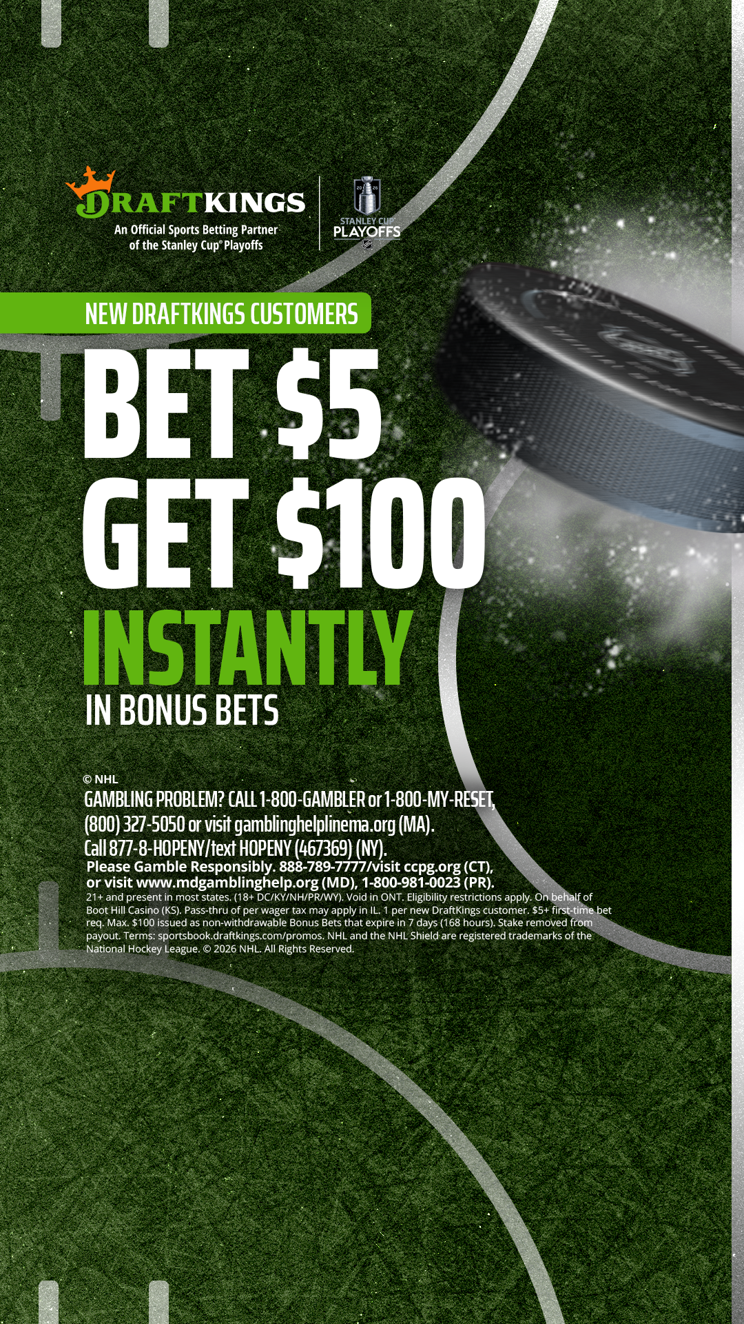 DraftKings Sportsbook Facebook ad