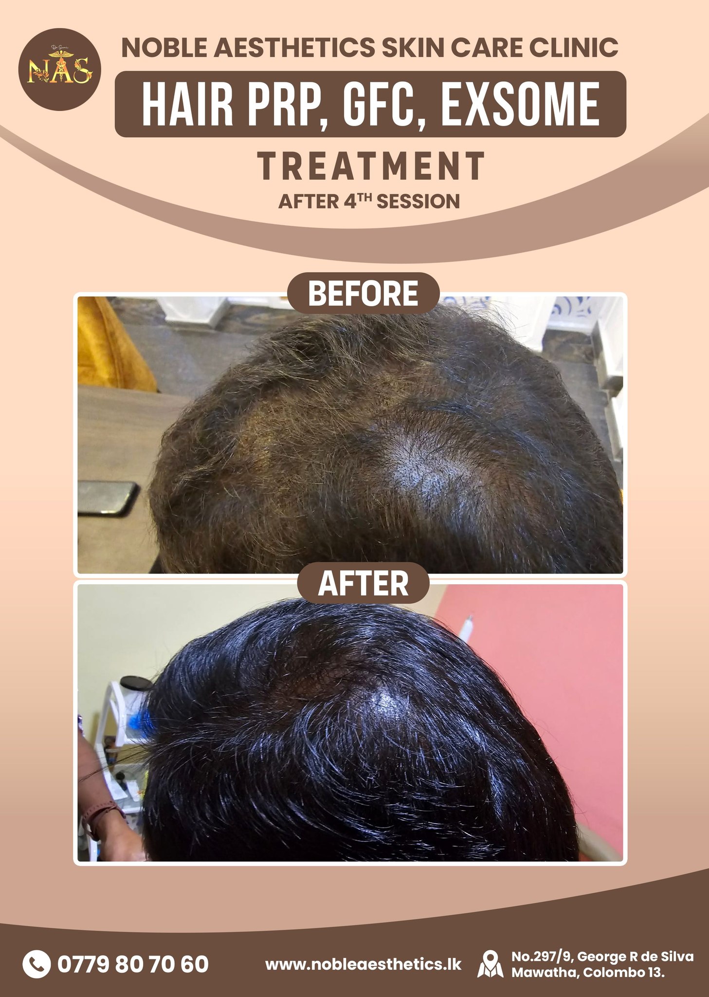 Noble Aesthetics Skin Care Clinic Facebook ad: Professional & Trust-Building