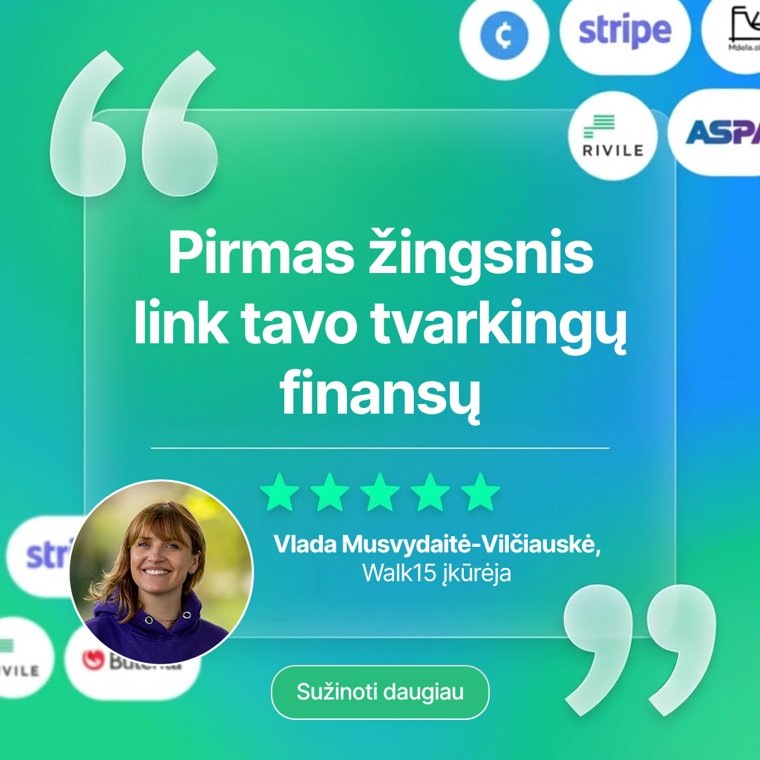 Sąskaita123 Facebook ad: Prisijunkite prie tūkstančių Lietuvos verslų ir laisvai…