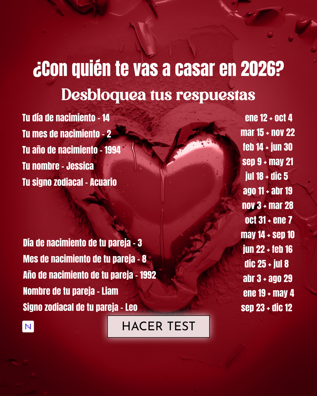 Nebula: Marriage Compatibility Facebook ad