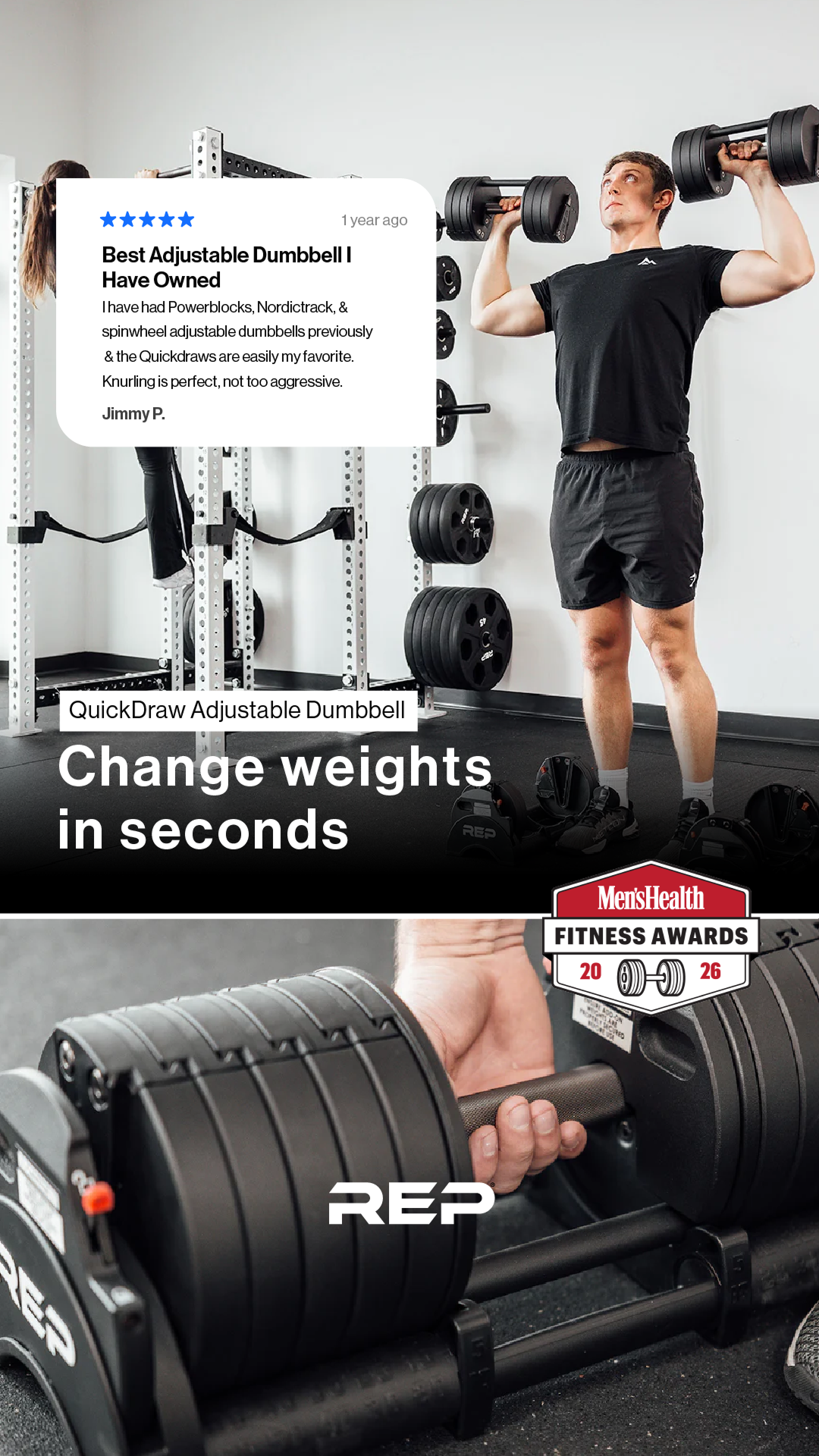 REP Fitness Facebook ad