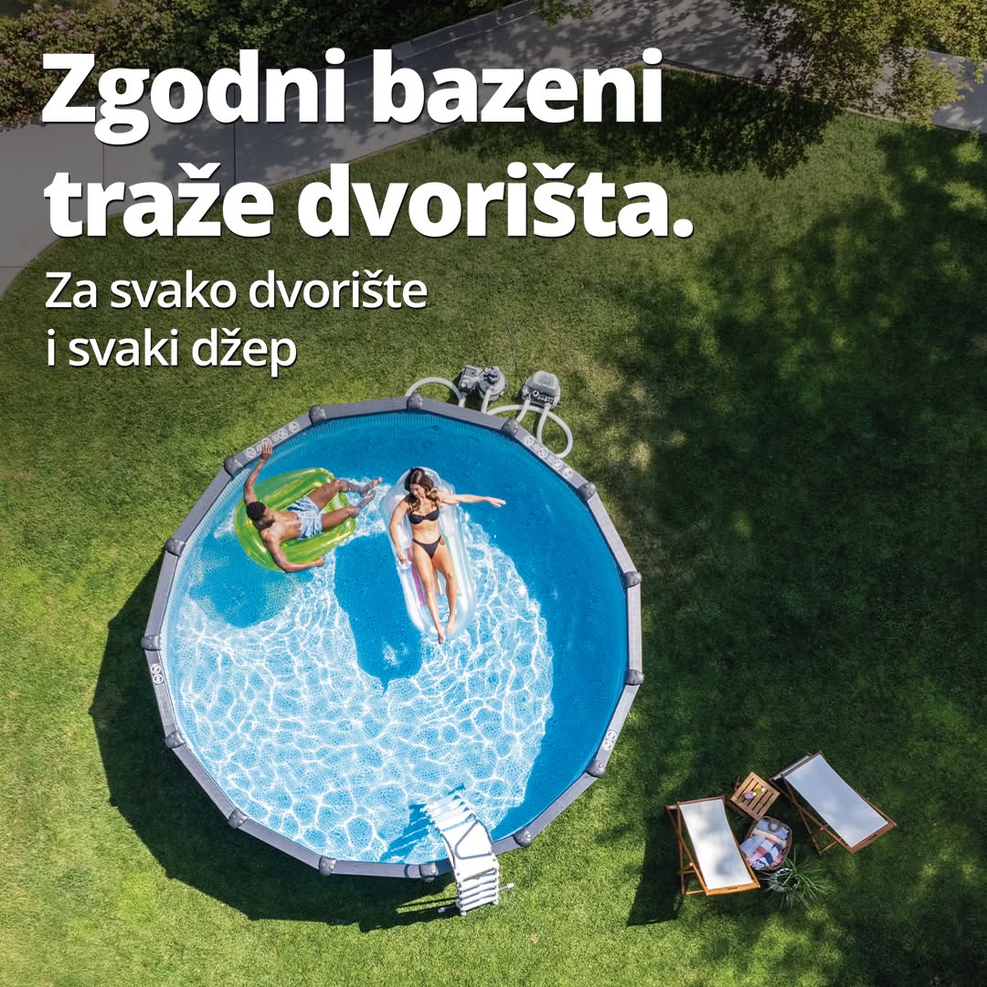 Ananas.rs Facebook ad: Veliki izbor bazena i opreme.