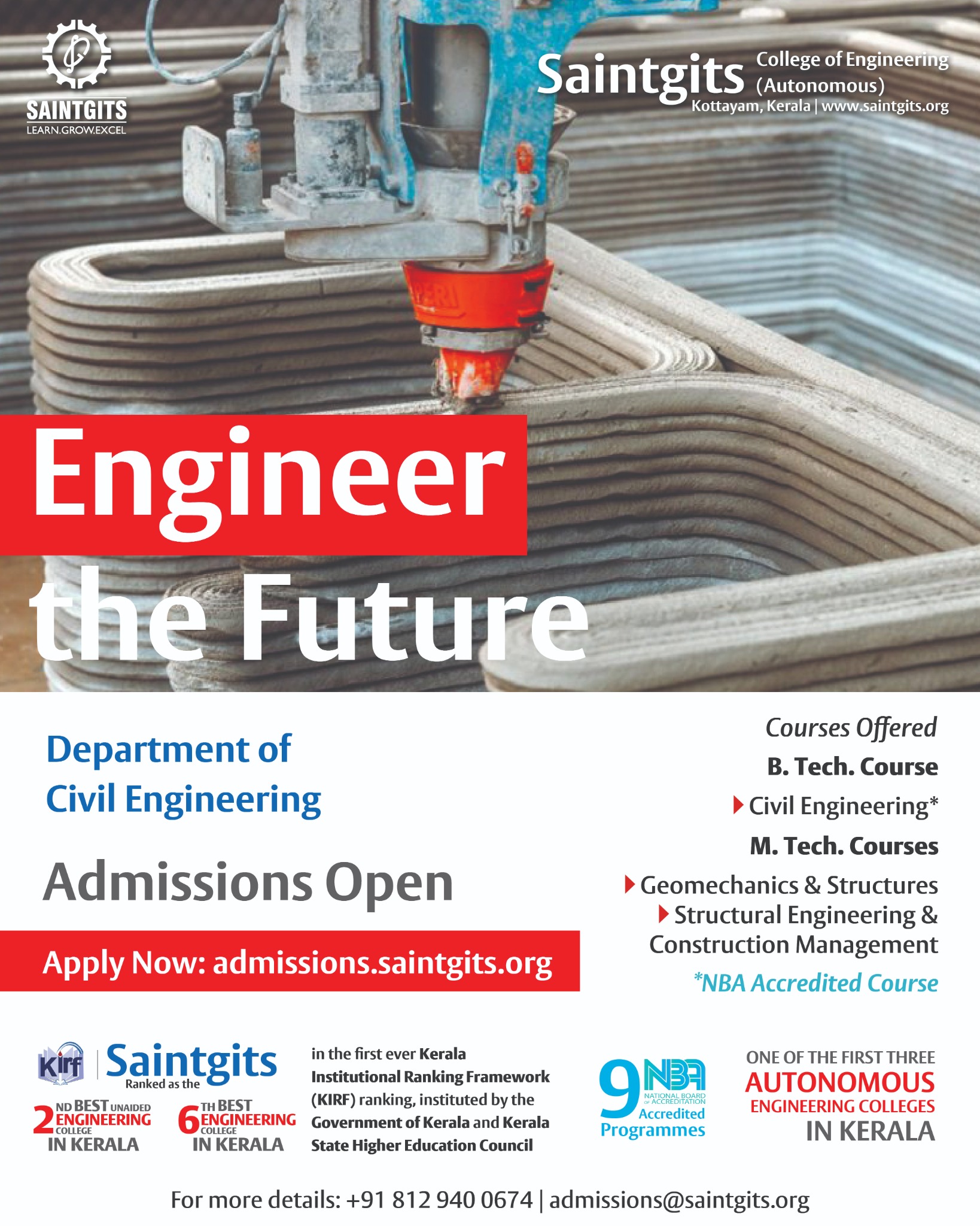 Saintgits College of Engineering Facebook ad