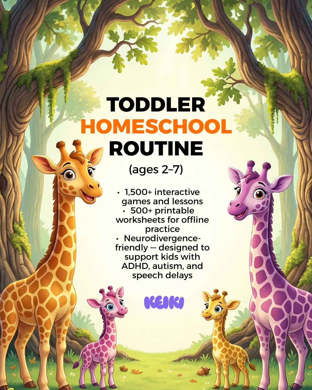 Interactive Toons & Fun Games for Kids Facebook ad