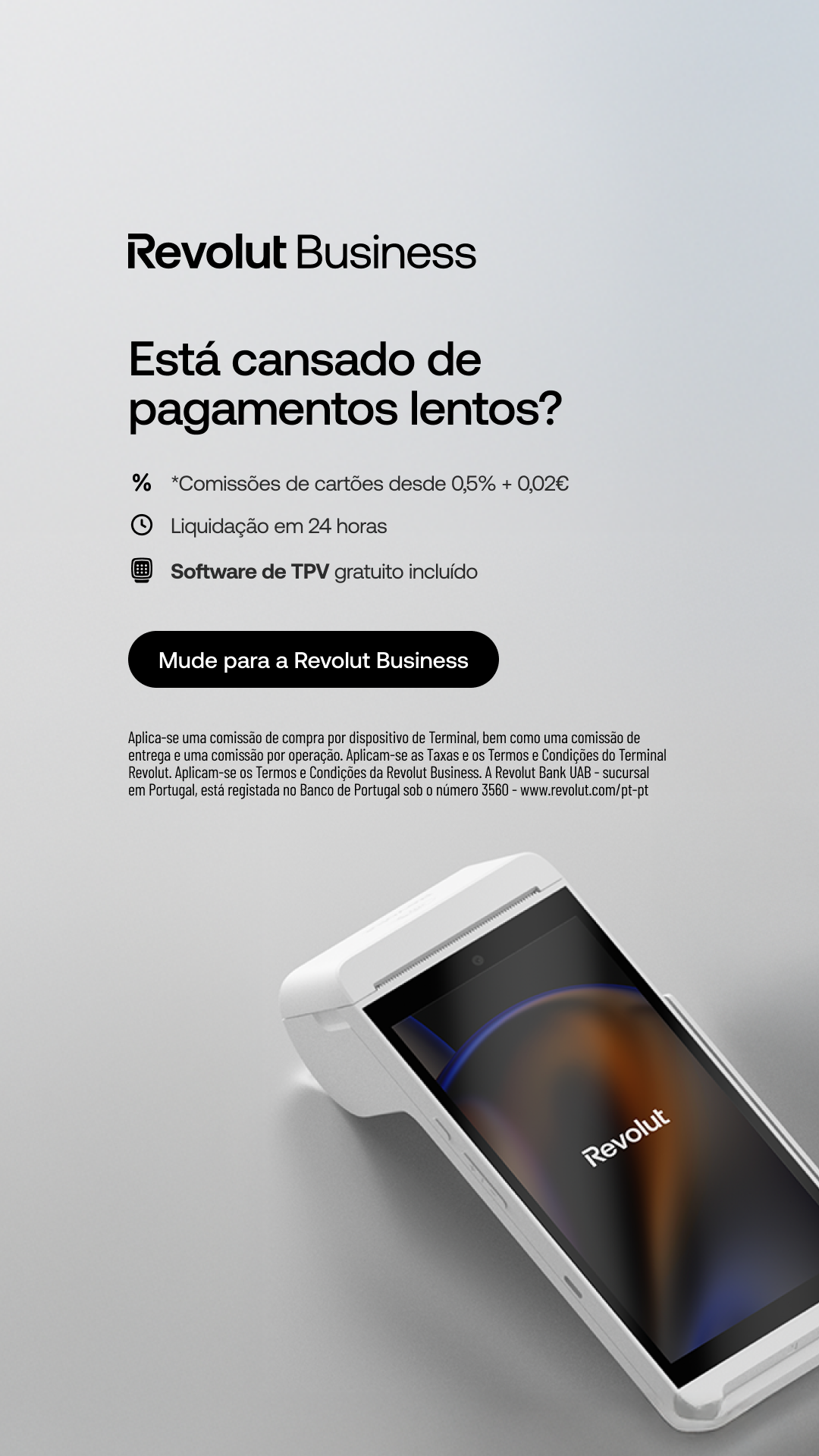 Revolut Business Facebook ad