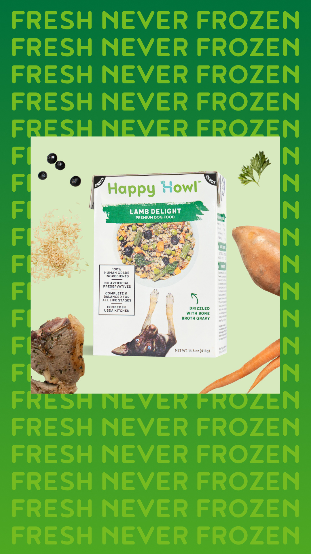Happy Howl Facebook ad