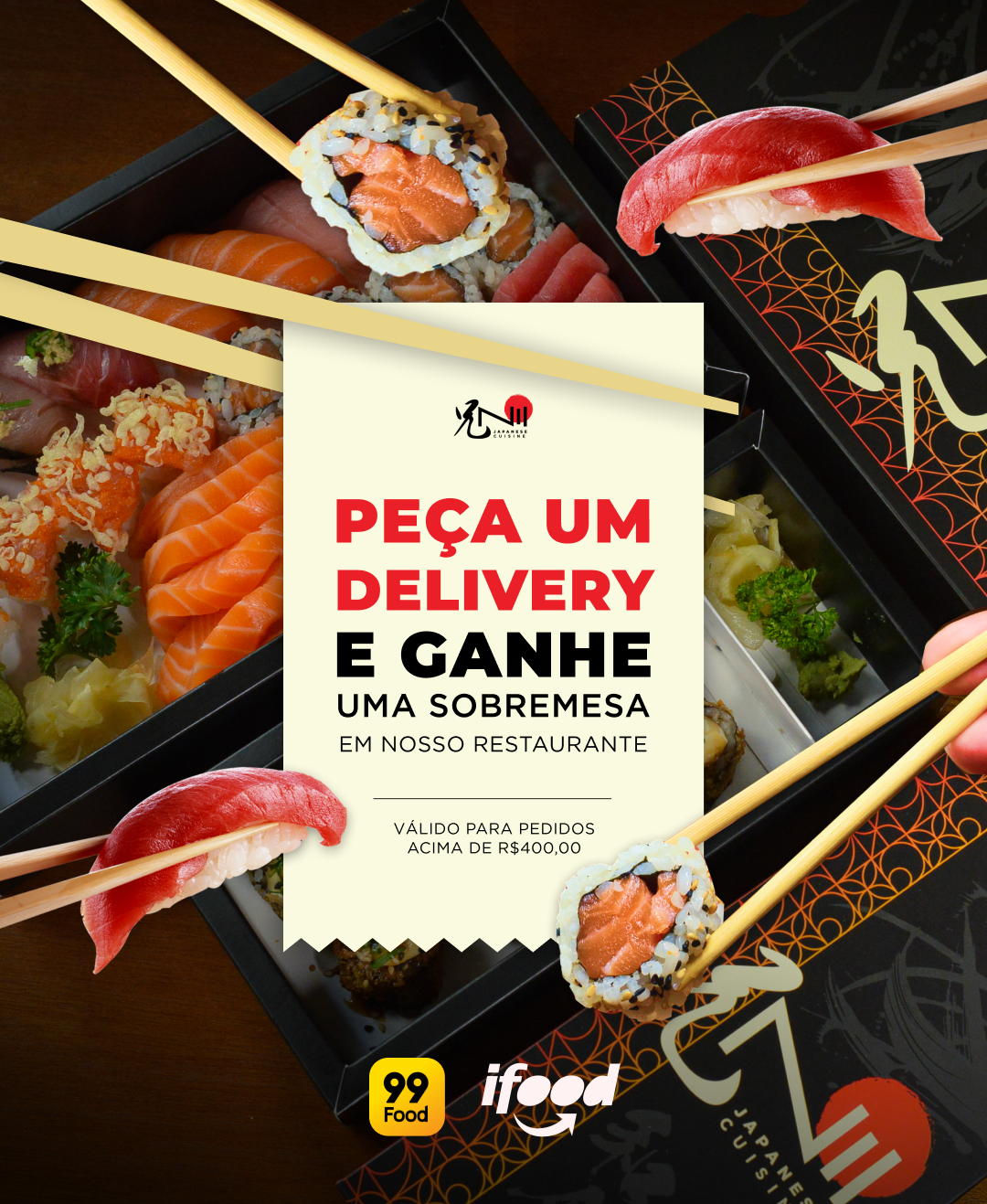 Nii Japanese Cuisine Facebook ad from Feb 4, 2026