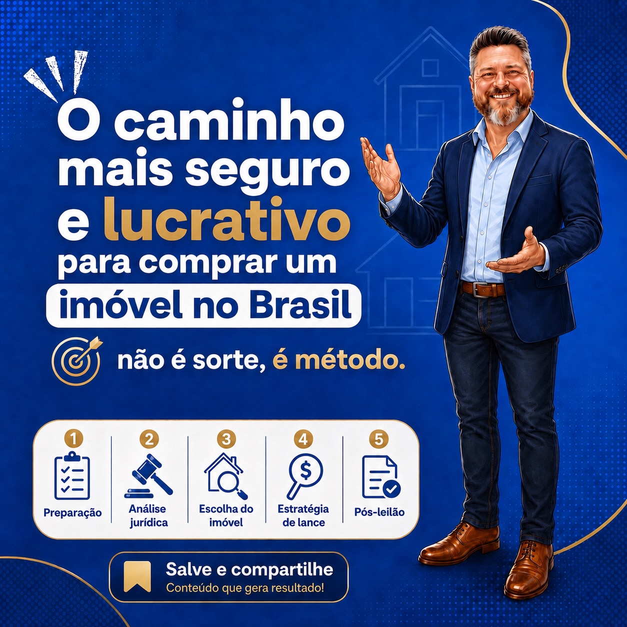 dbcleiloeiro Facebook ad: Leilão não é sorte, é método.
