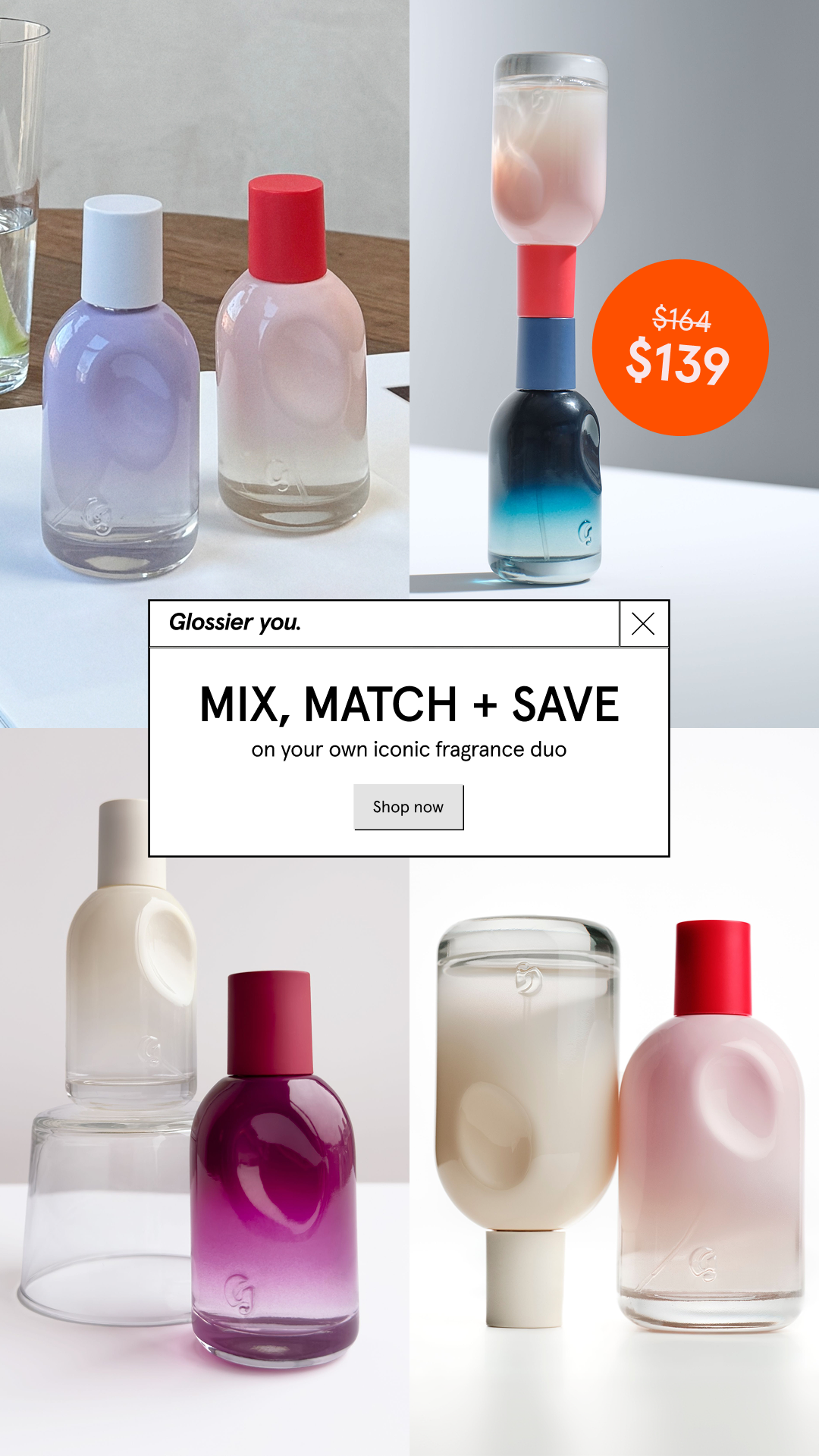 Glossier Facebook ad