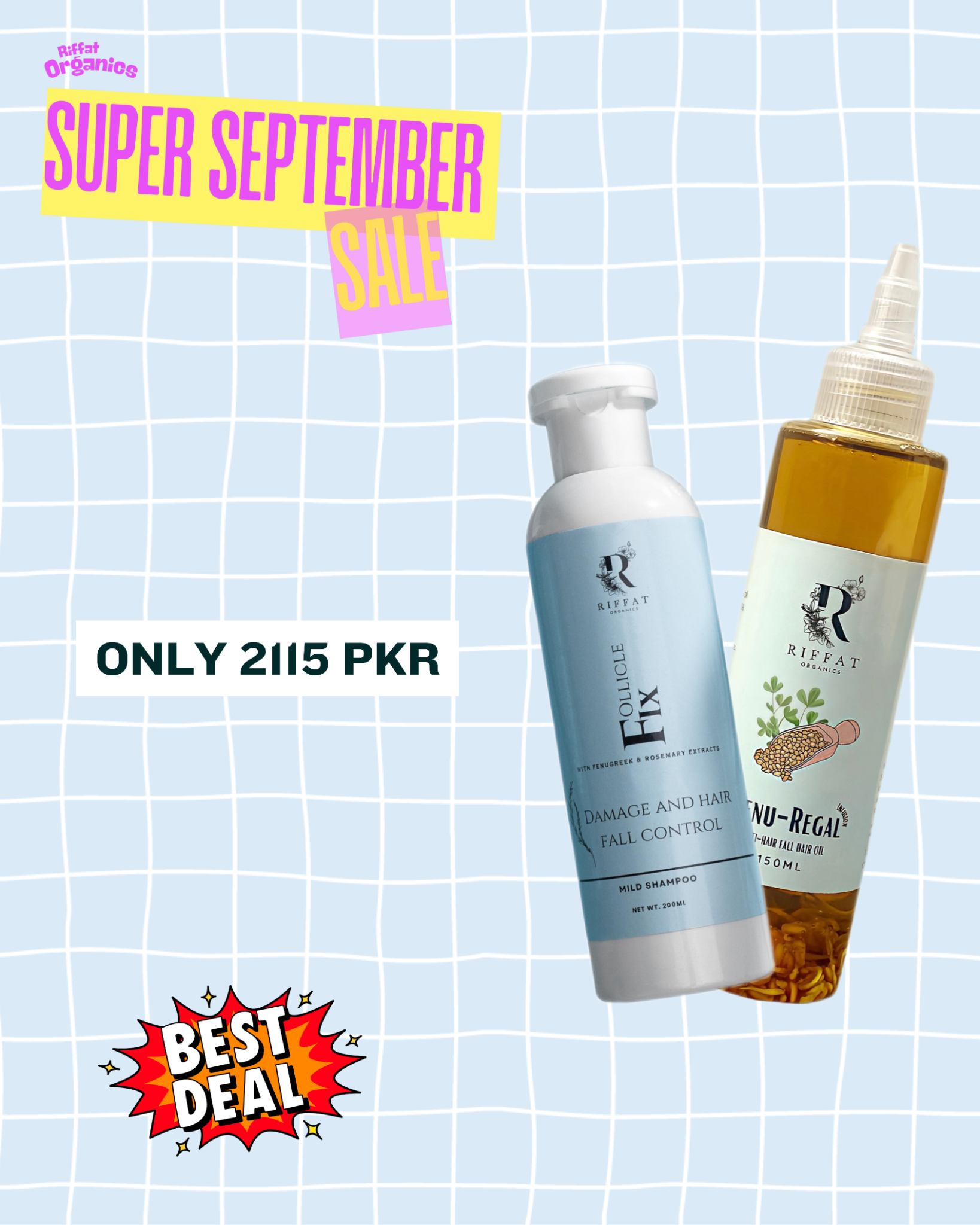 Riffat Organics  Facebook ad