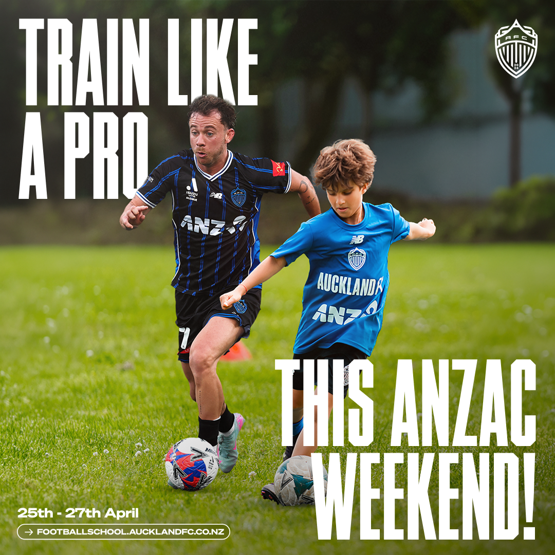 Auckland FC Facebook ad: Fun Football Camps for Kids