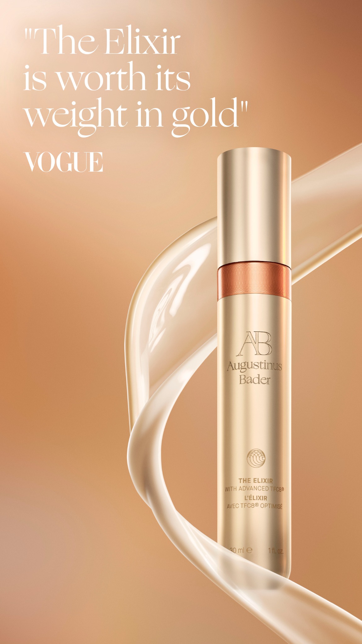 Augustinus Bader Facebook ad: The Elixir by Augustinus Bader