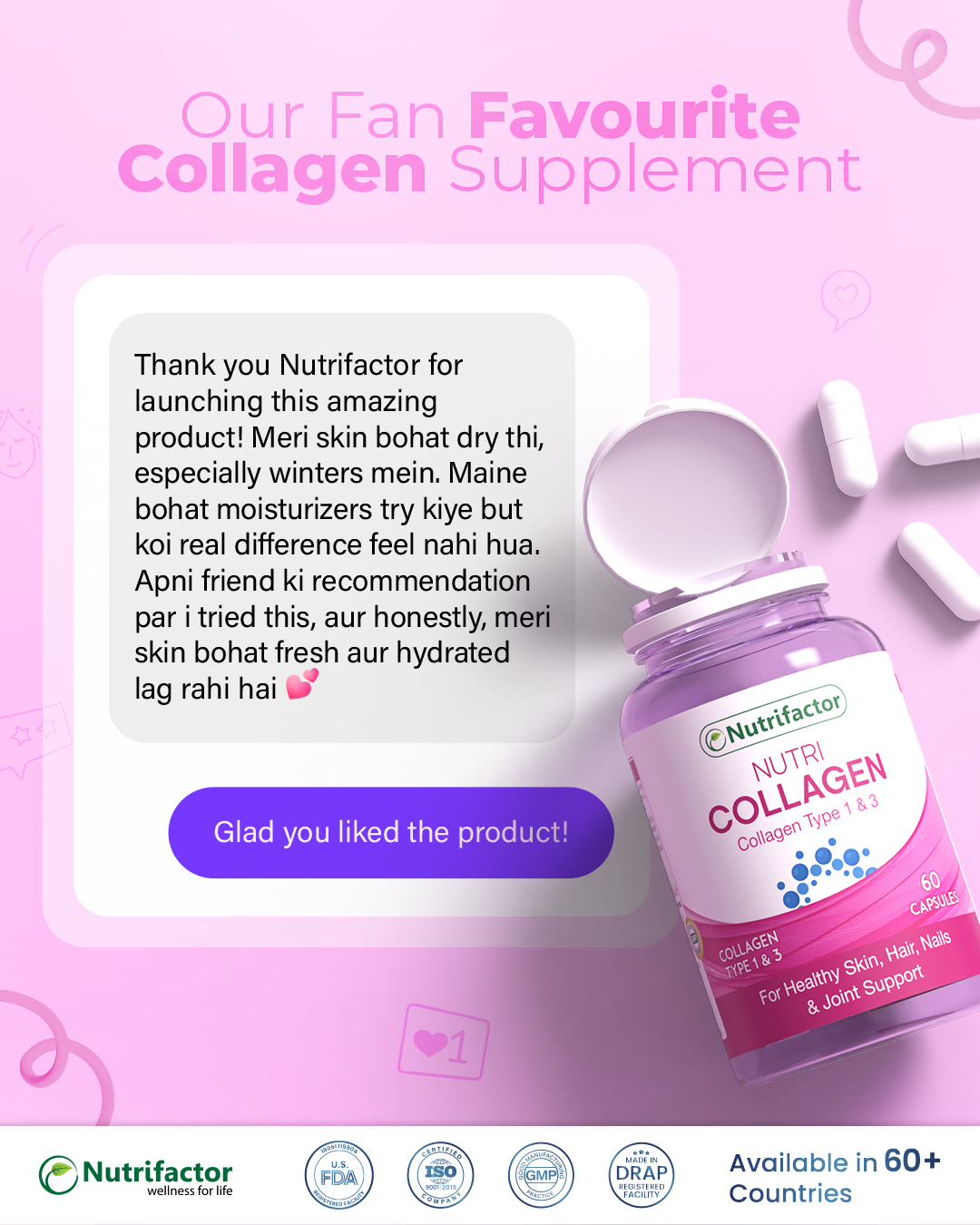Nutrifactor Facebook ad