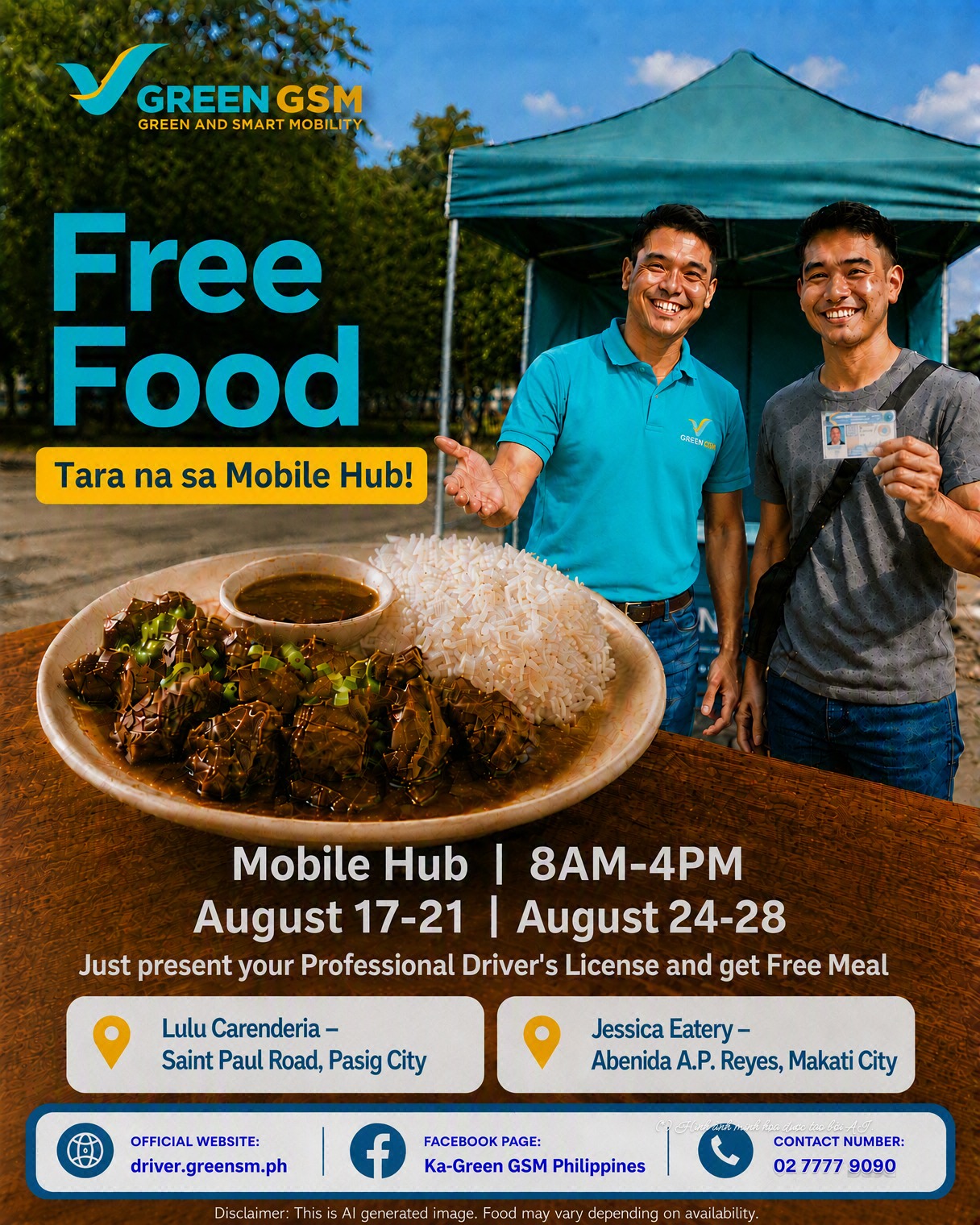 Ka-Green GSM Philippines Facebook ad: Mga Ka-Green, tara na!