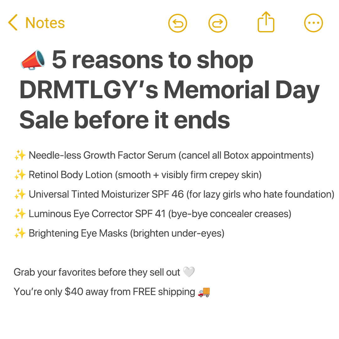 DRMTLGY Facebook ad
