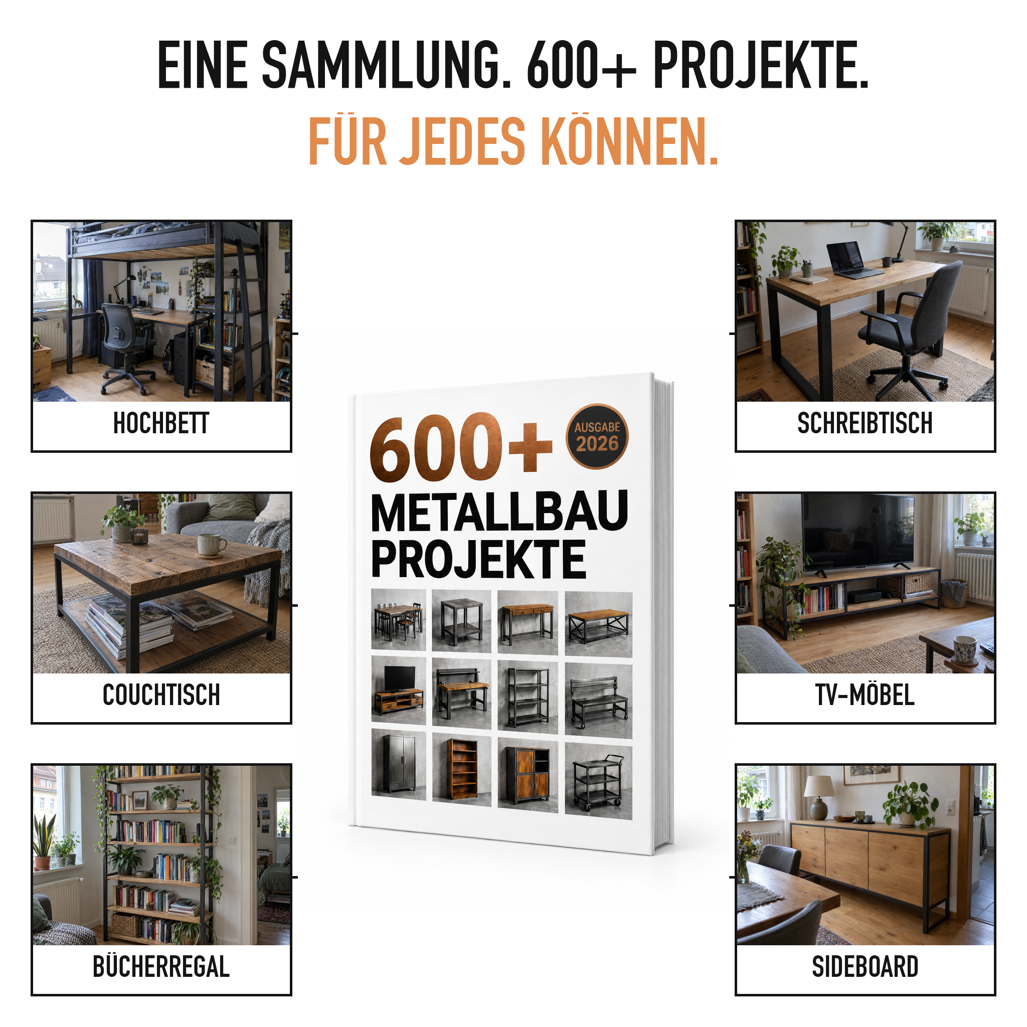 Master Crafts DIY Facebook ad: 600+ Metallbau Projekte